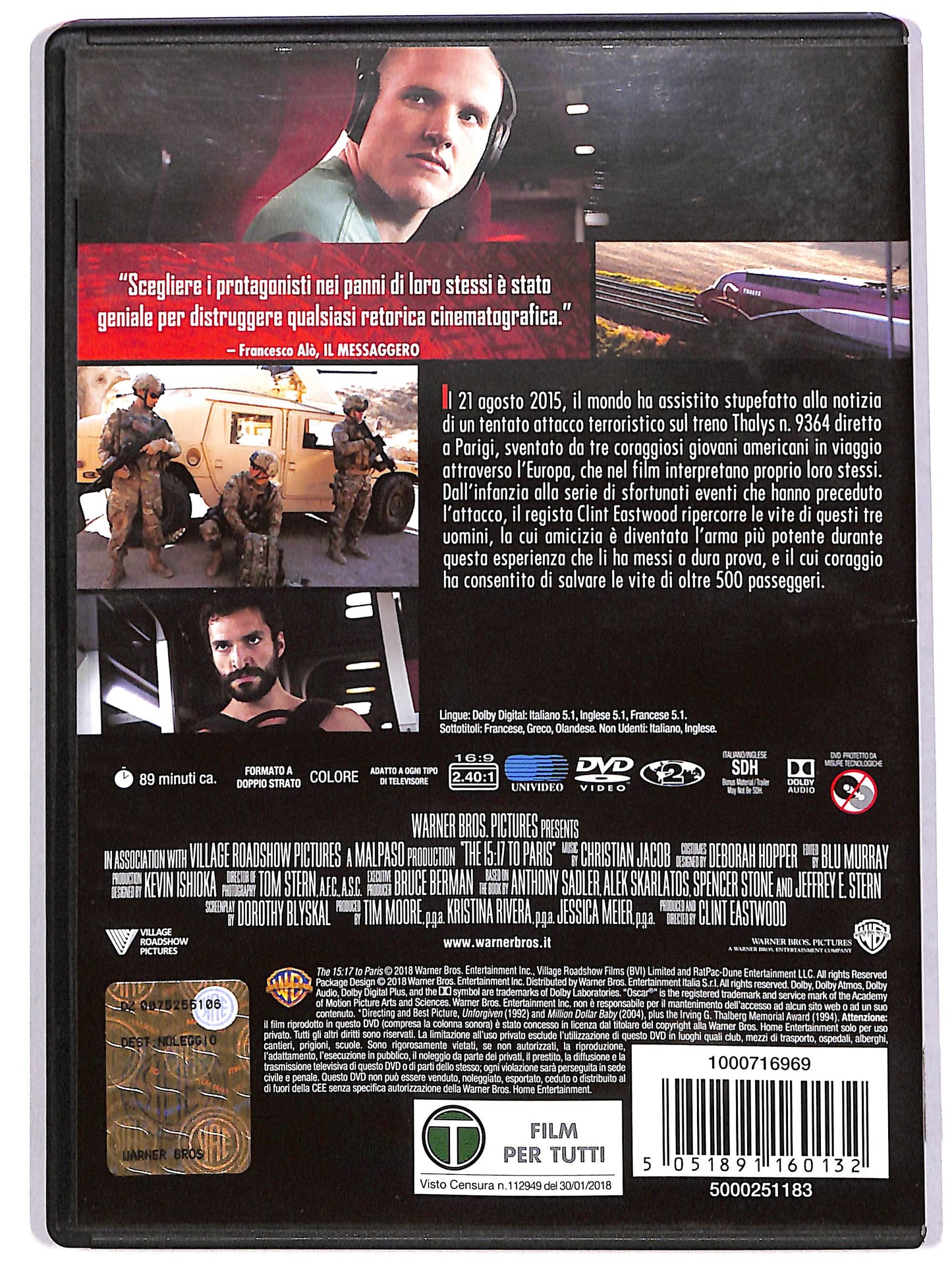 EBOND Ore 15:17 - Attacco al treno Noleggio DVD D622515