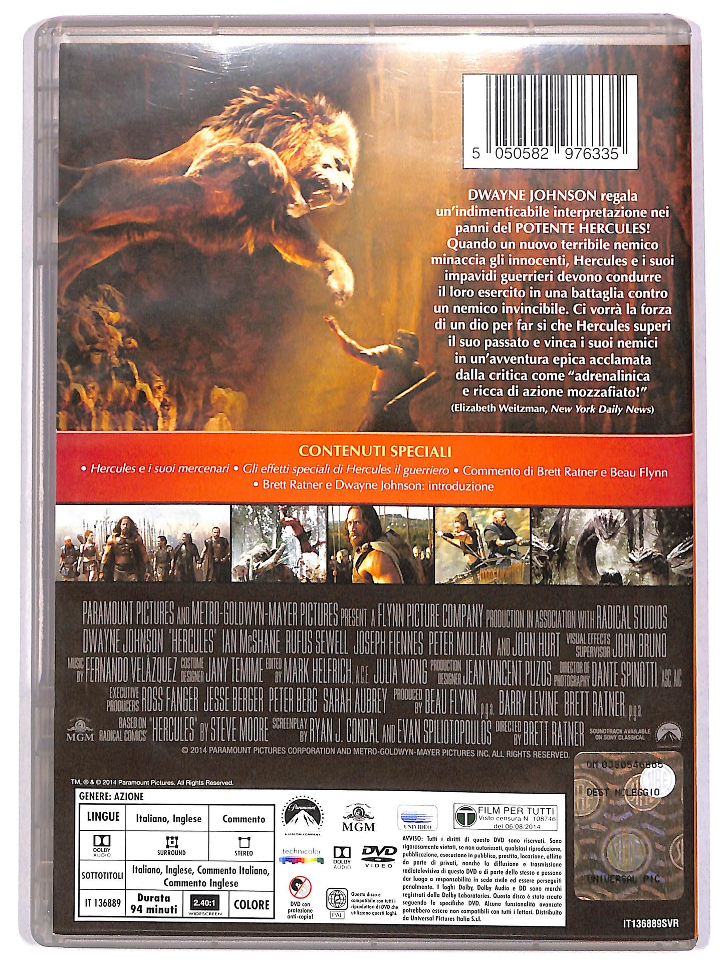 EBOND Hercules - Il guerriero Noleggio DVD D622521