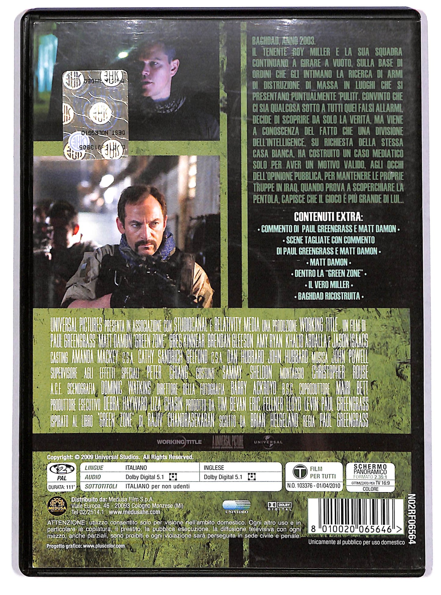 EBOND Green Zone Noleggio DVD D622524