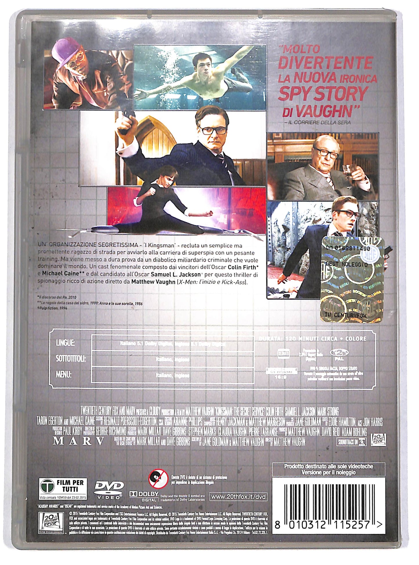EBOND Kingsman - Secret Service Noleggio DVD D622551