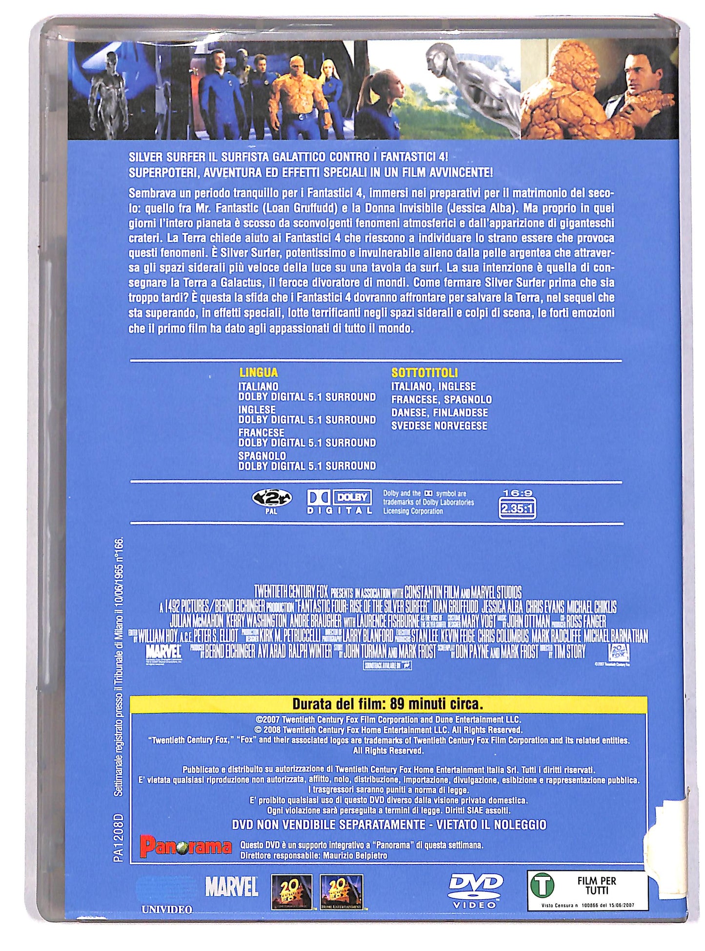 EBOND I Fantastici 4 e Silver Surfer EDITORIALE DVD D622646