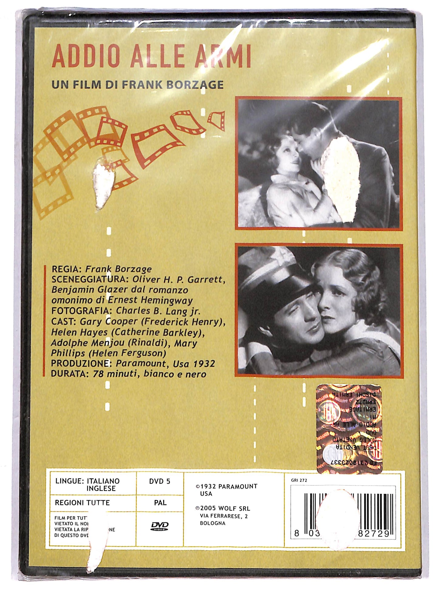EBOND Addio alle armi DVD D623606