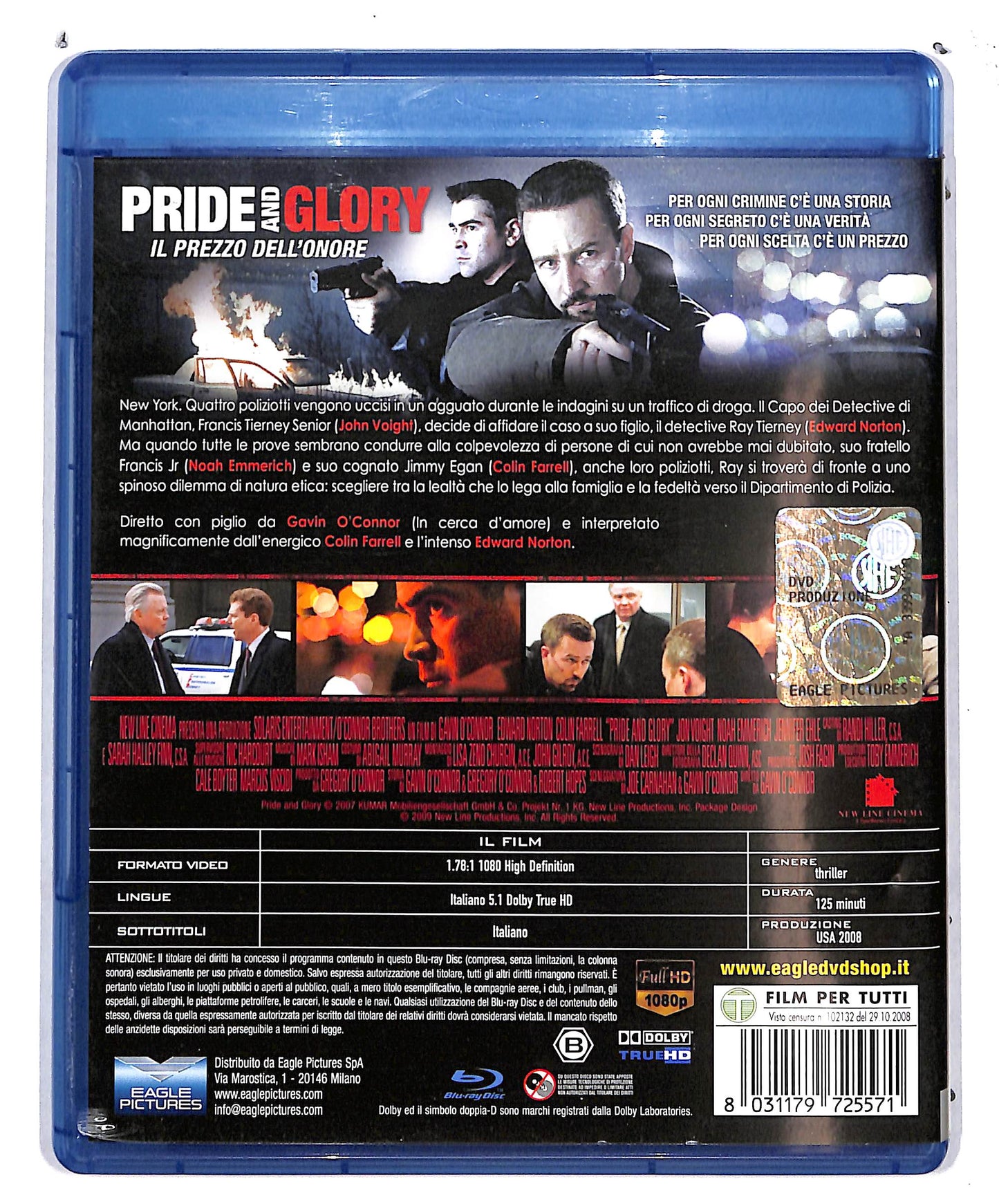 EBOND Pride and Glory - Il prezzo dell'onore  Noleggio BLURAY D624168