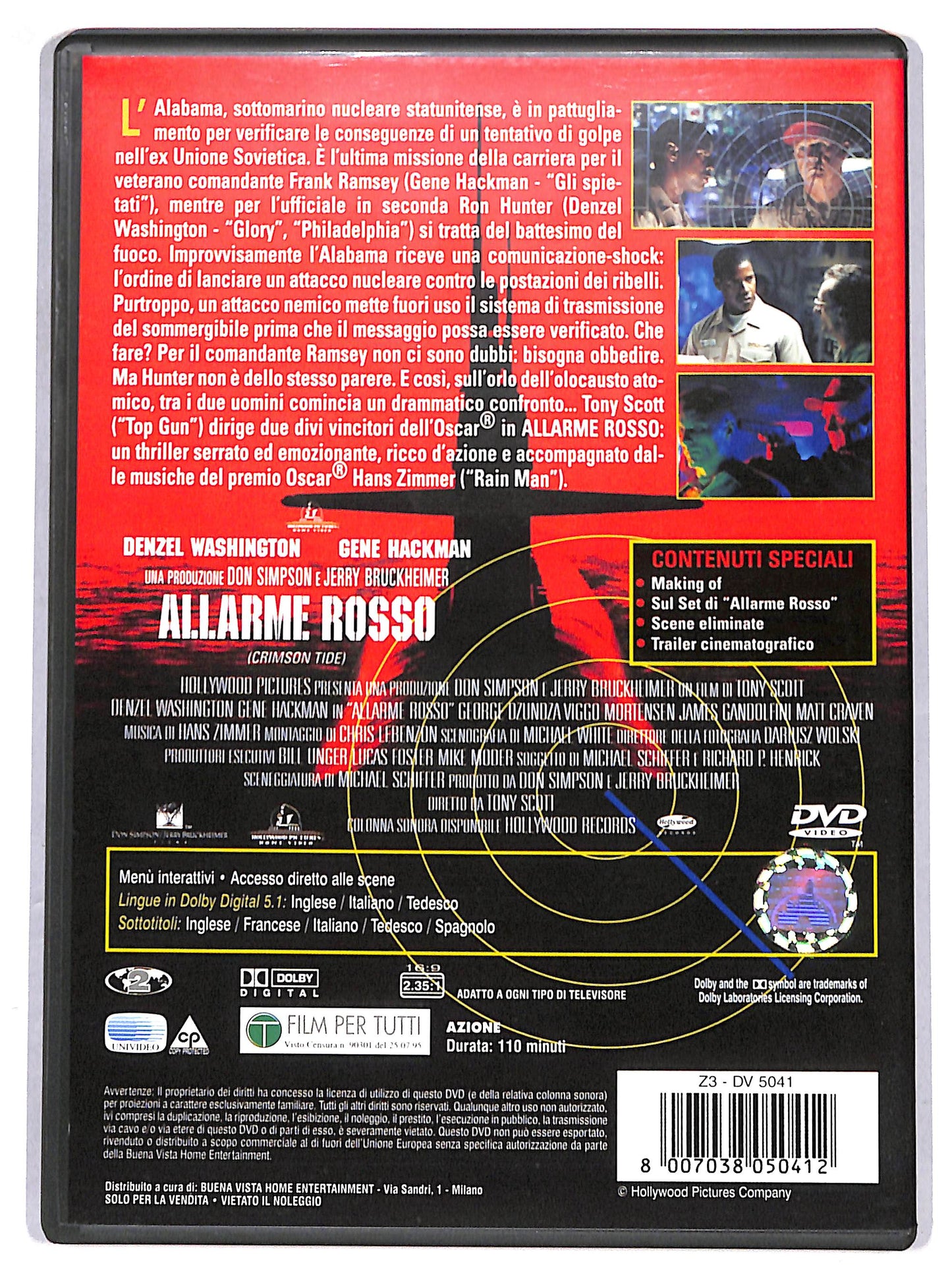 EBOND allarme rosso DVD D624234