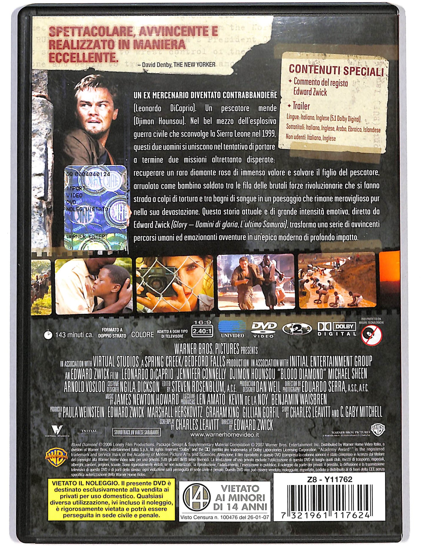EBOND Blood Diamond - Diamanti di sangue  DVD D624331