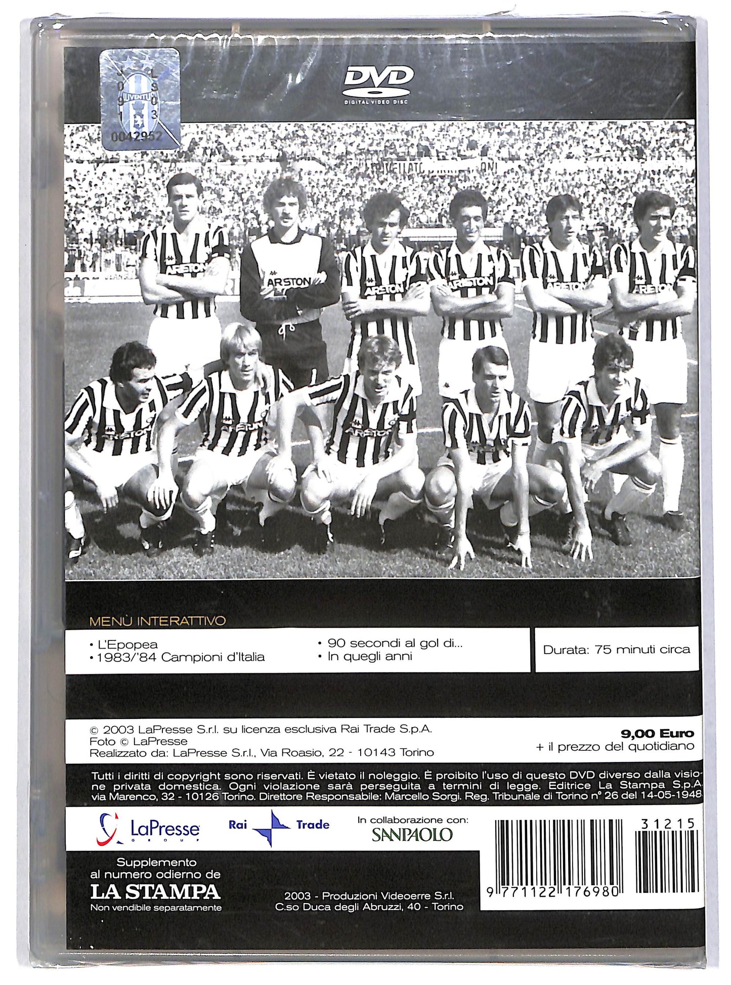 EBOND Le Roi Michel e il suo primo scudetto 1983-1984 EDITORIALE DVD D624735