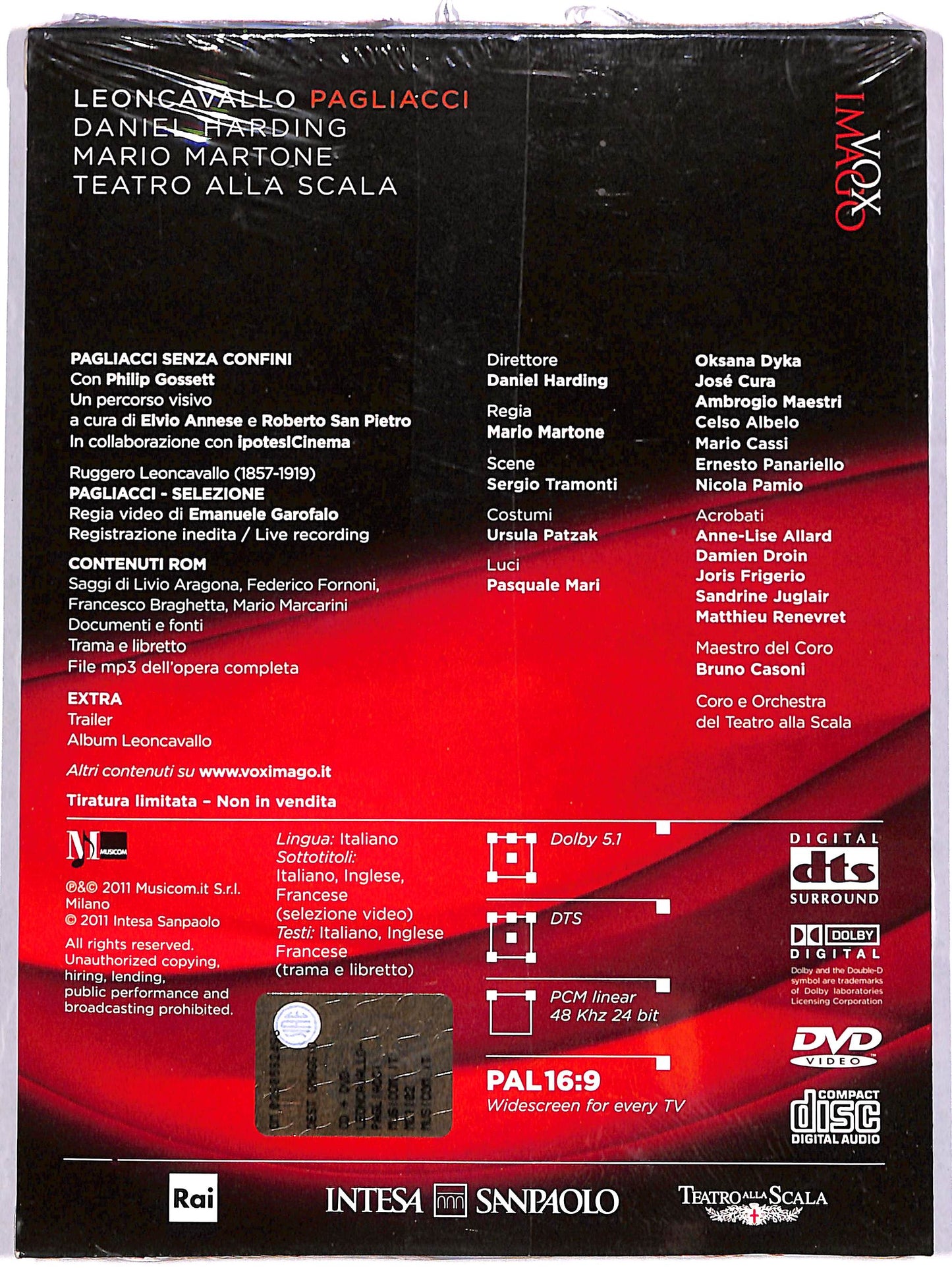 EBOND Leoncavallo - Pagliacci (Digipack) EDITORIALE  DVD D624761