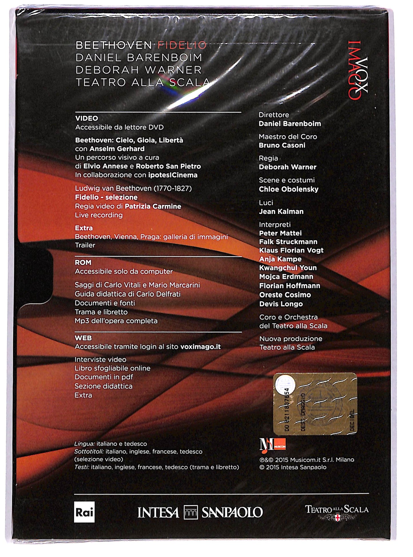 EBOND Beethoven - Fidelio (Digipack) EDITORIALE DVD D624763