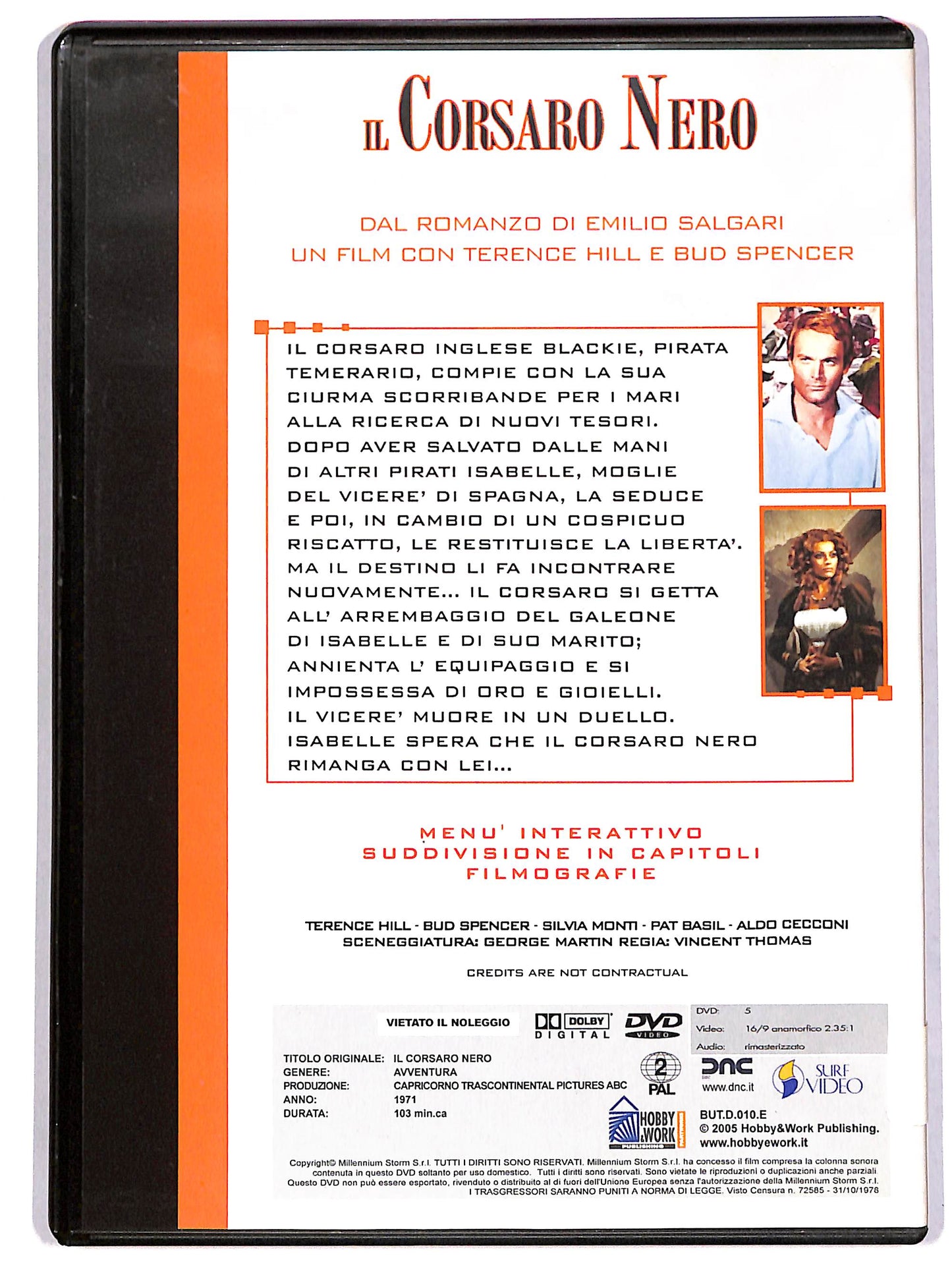 EBOND Il corsaro nero EDITORIALE DVD D624801