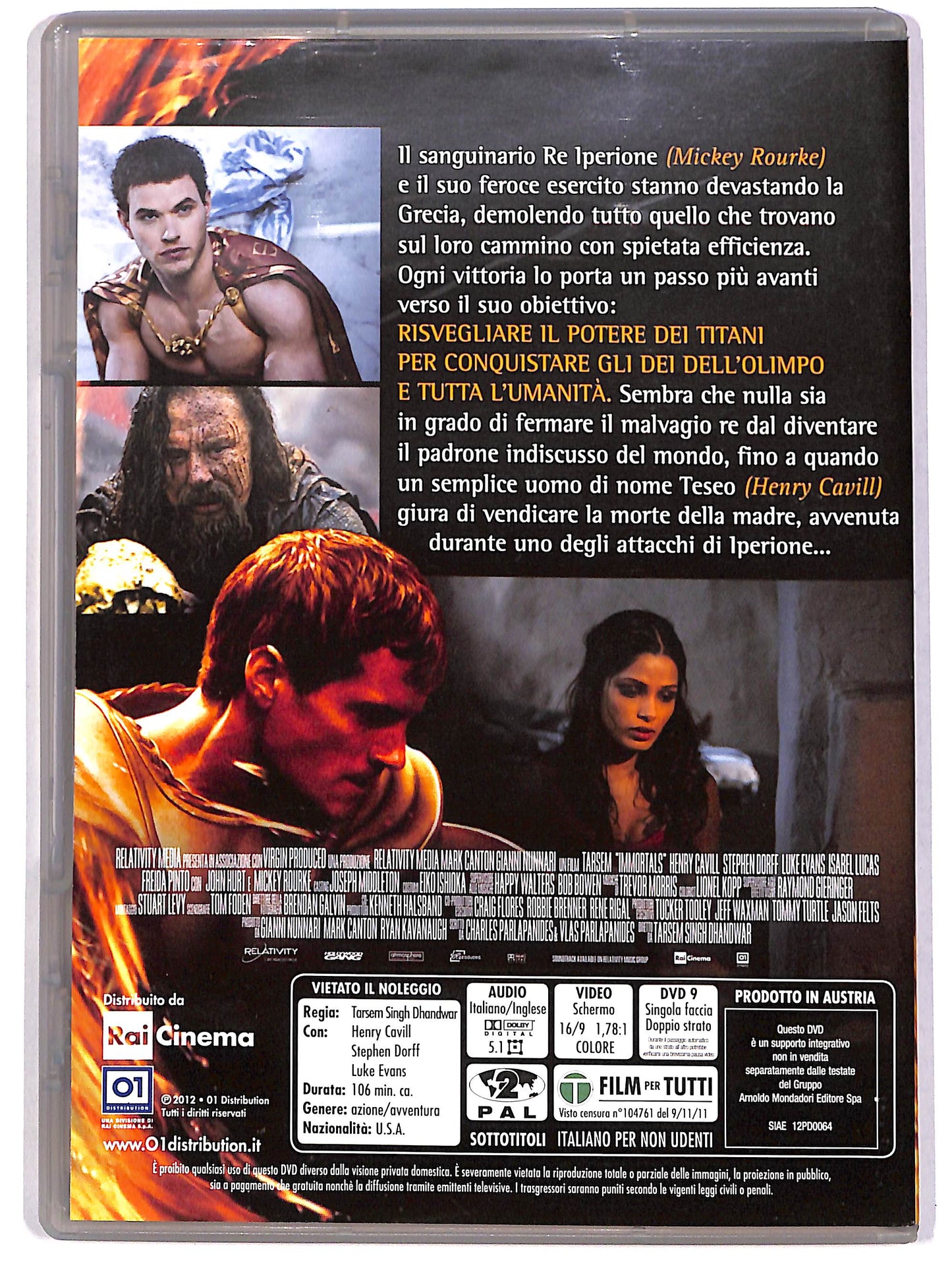 EBOND Immortals EDITORIALE DVD D624812