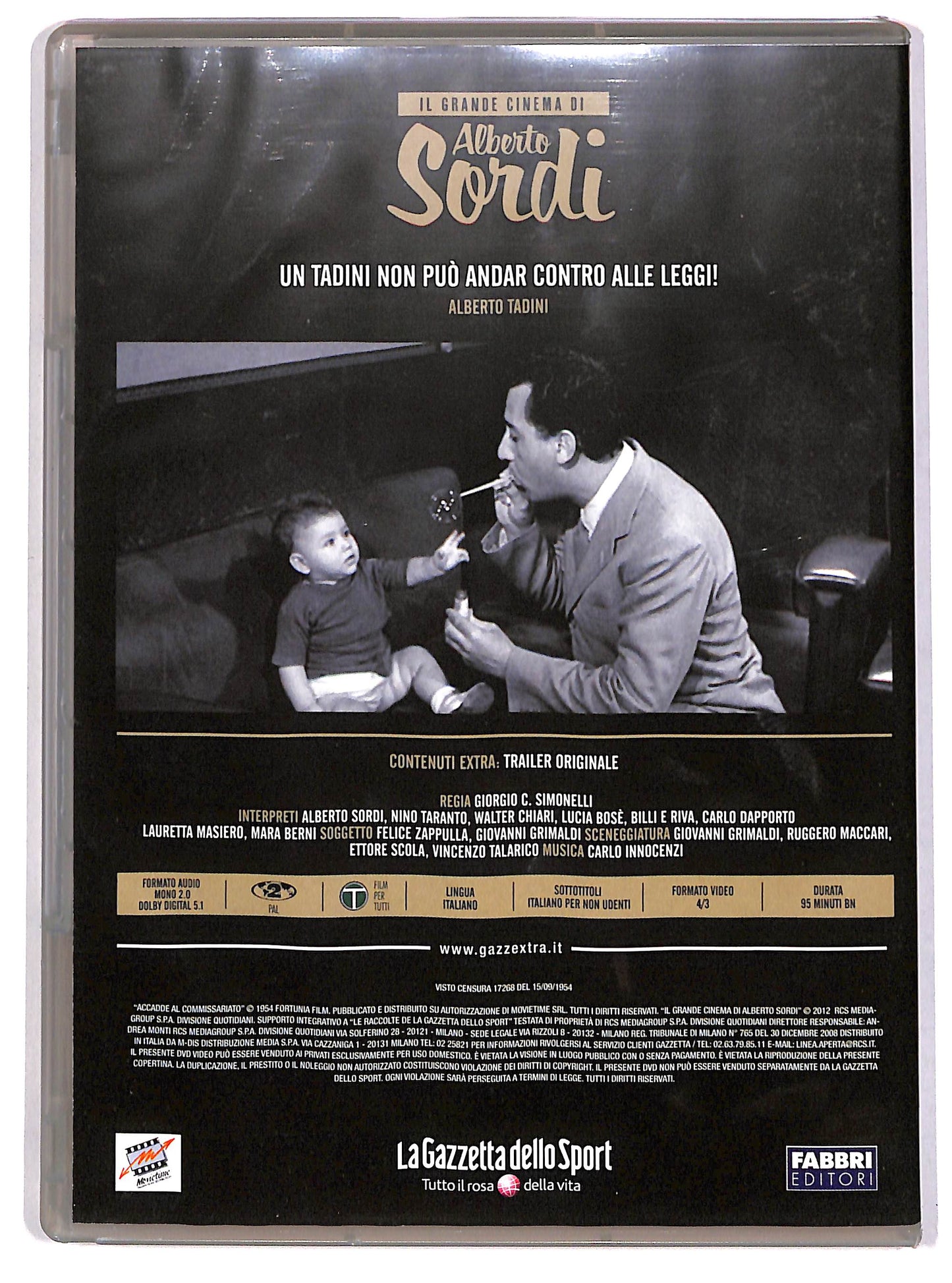 EBOND Alberto Sordi Accadde al commissariato EDITORIALE DVD D624819