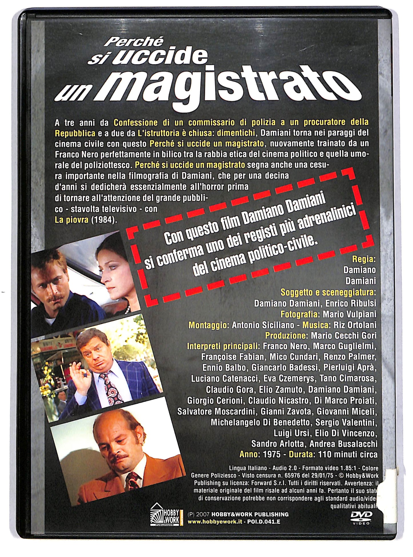 EBOND Perche si uccide un magistrato EDITORIALE DVD D624865