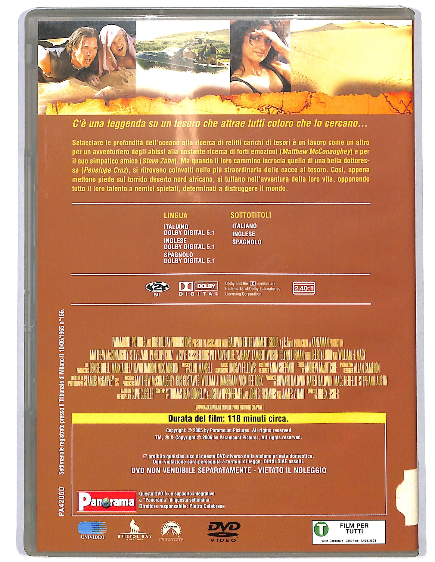 EBOND Sahara EDITORIALE DVD D624902
