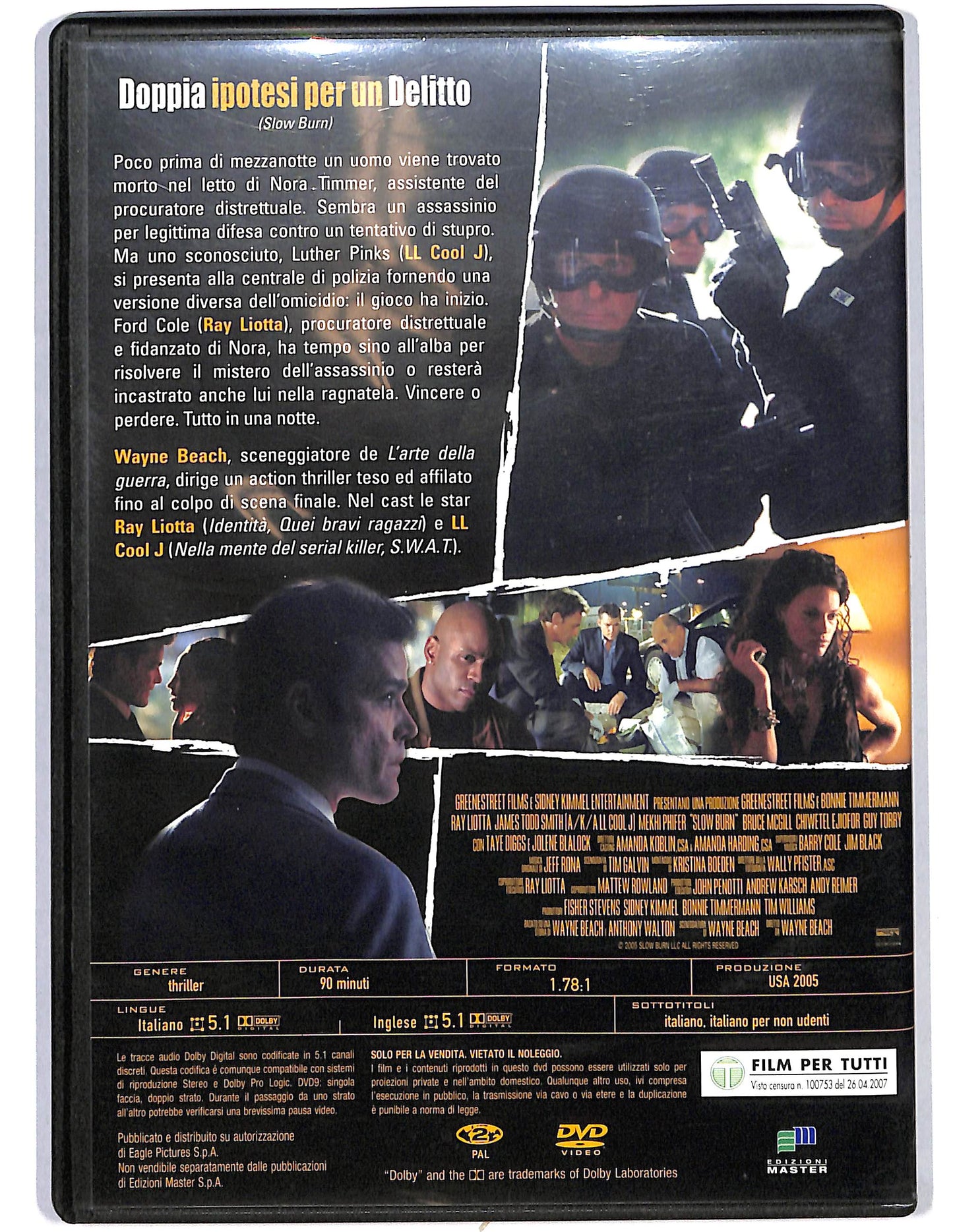 EBOND Doppia ipotesi per un delitto EDITORIALE DVD D624916