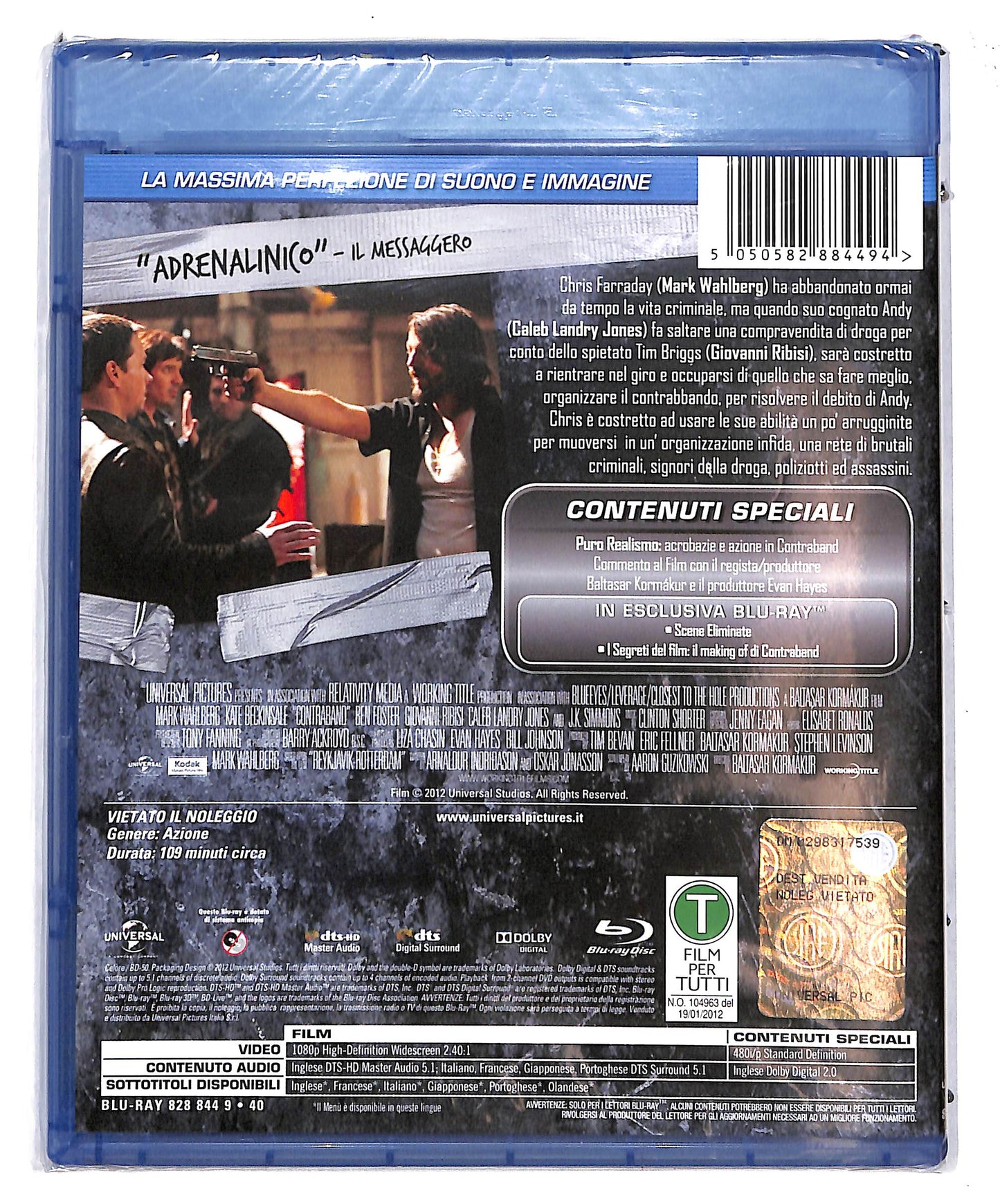 EBOND Contraband BLURAY D625009