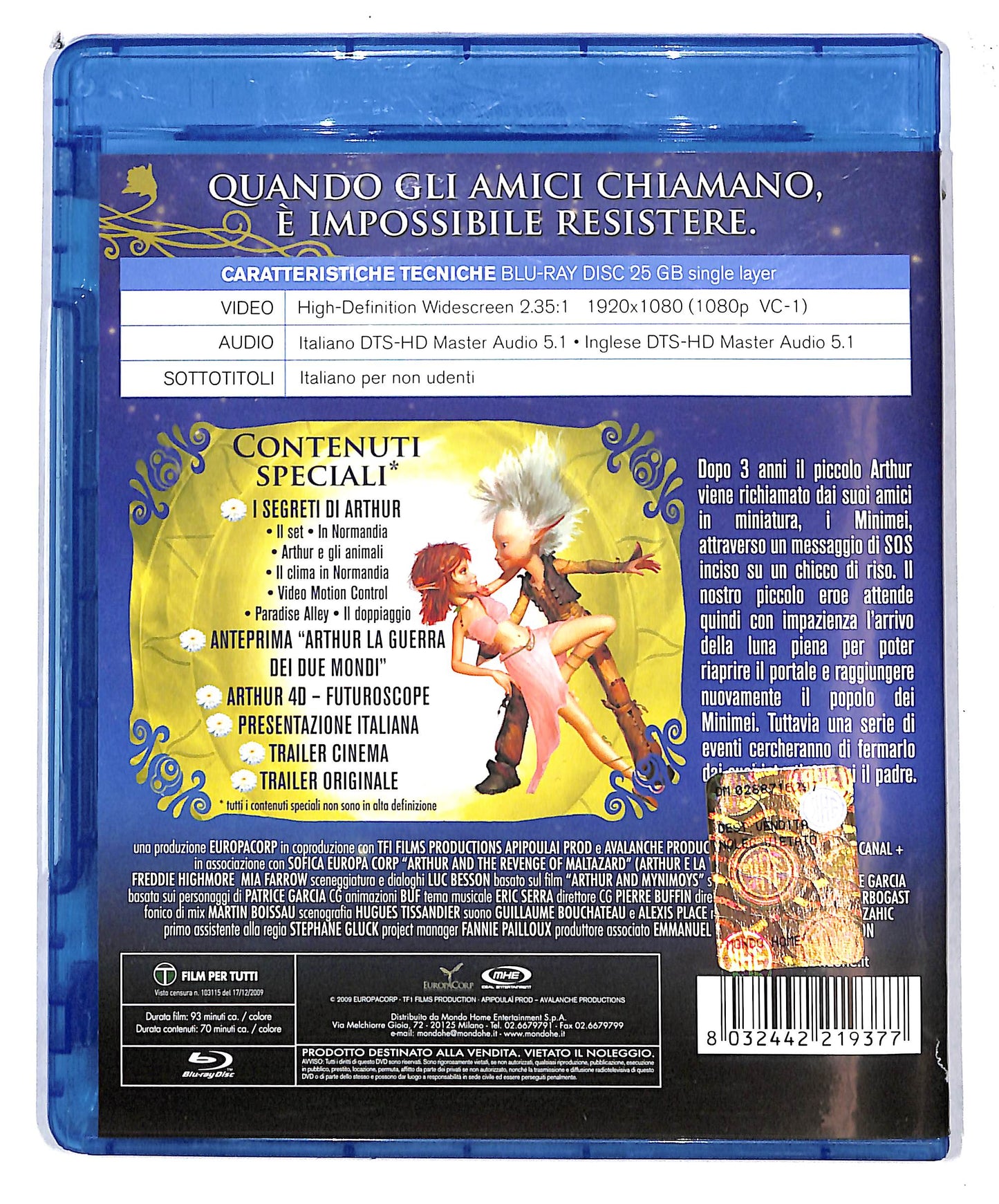 EBOND Arthur e la vendetta di Maltazard +DVD BLURAY D625021