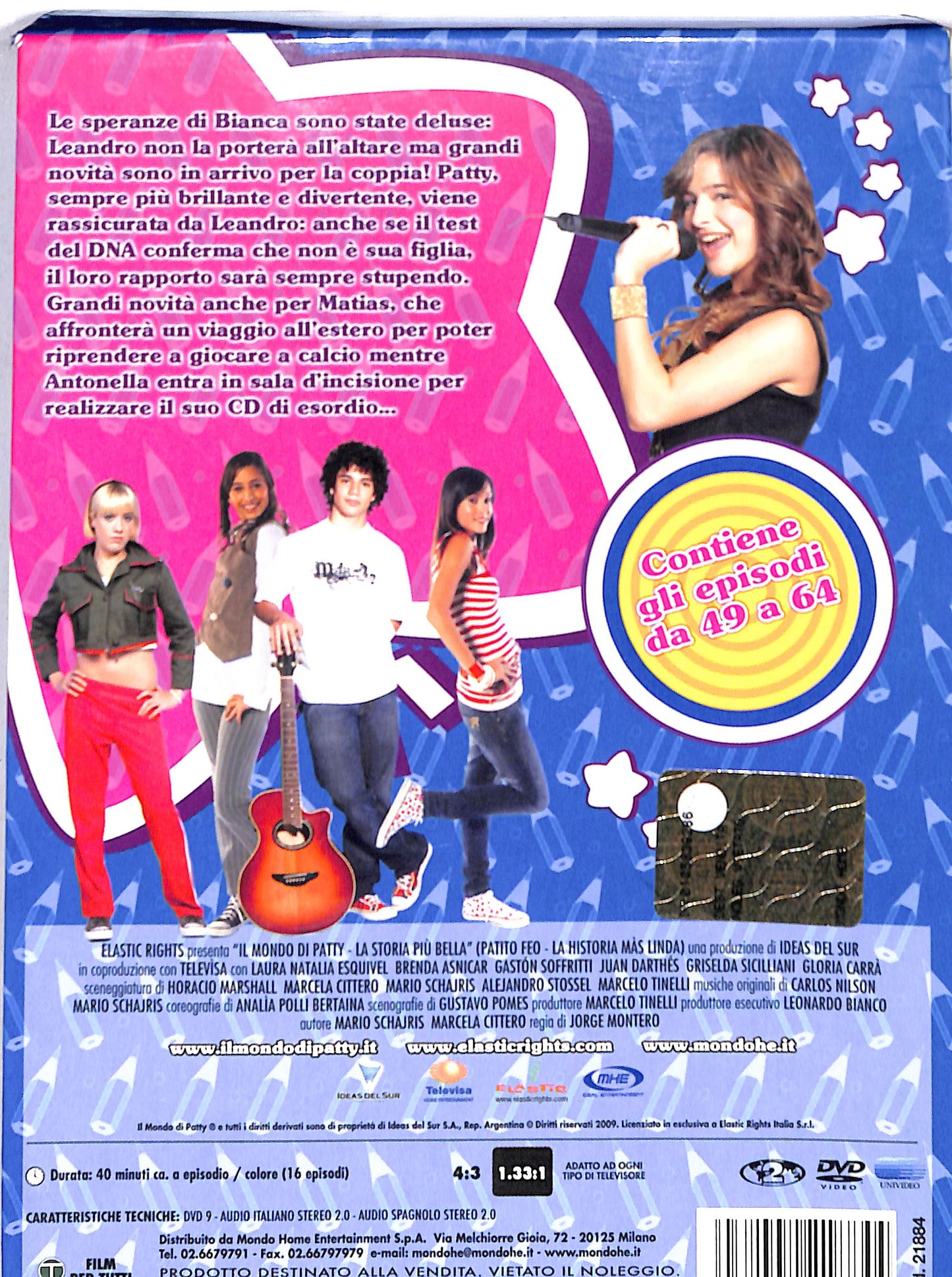 EBOND il mondo di patty Volume 4 stag. 1 episodi 49-64 (4 DVD) D625113