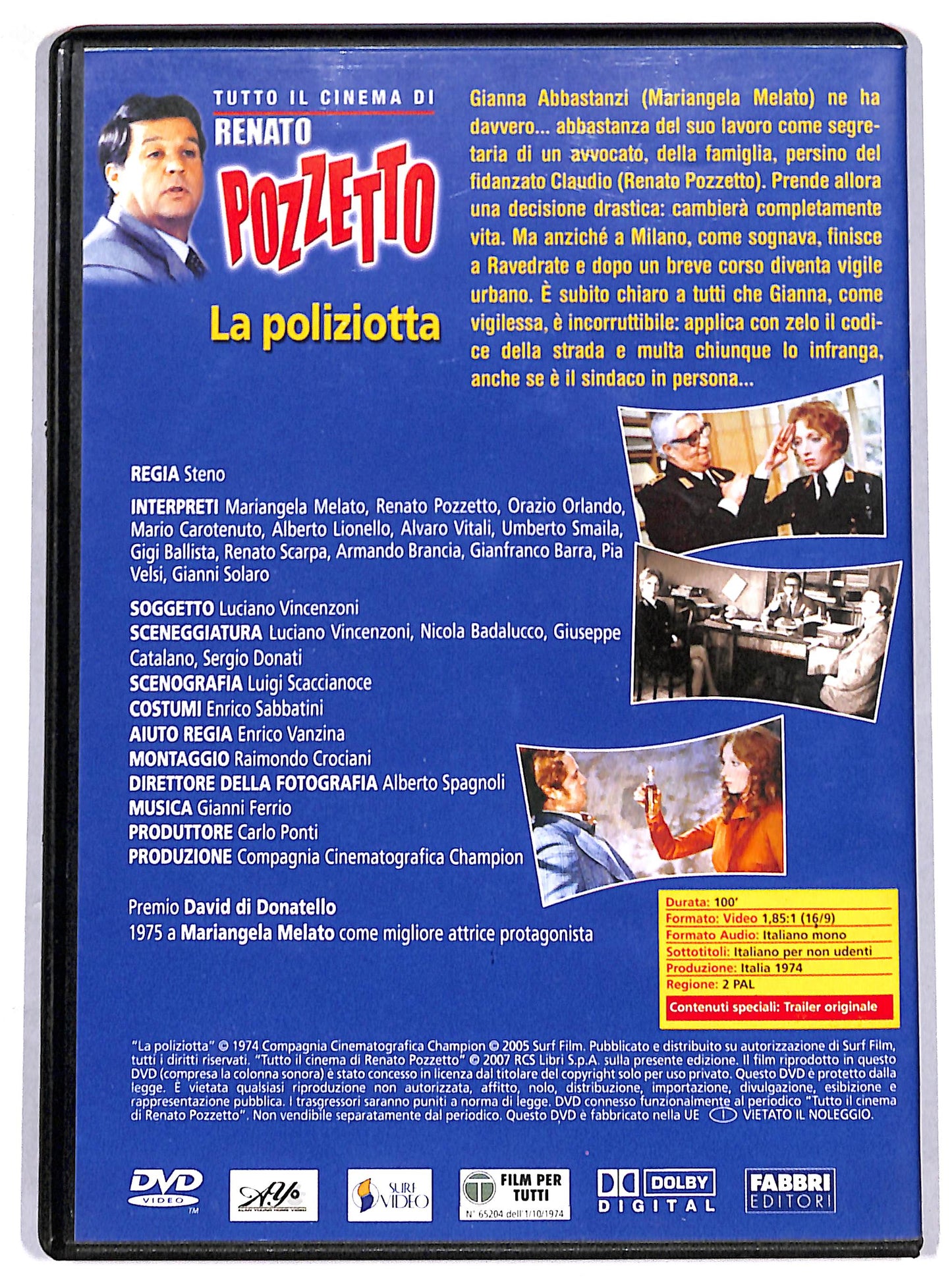 EBOND La poliziotta -  EDITORIALE  DVD D625159