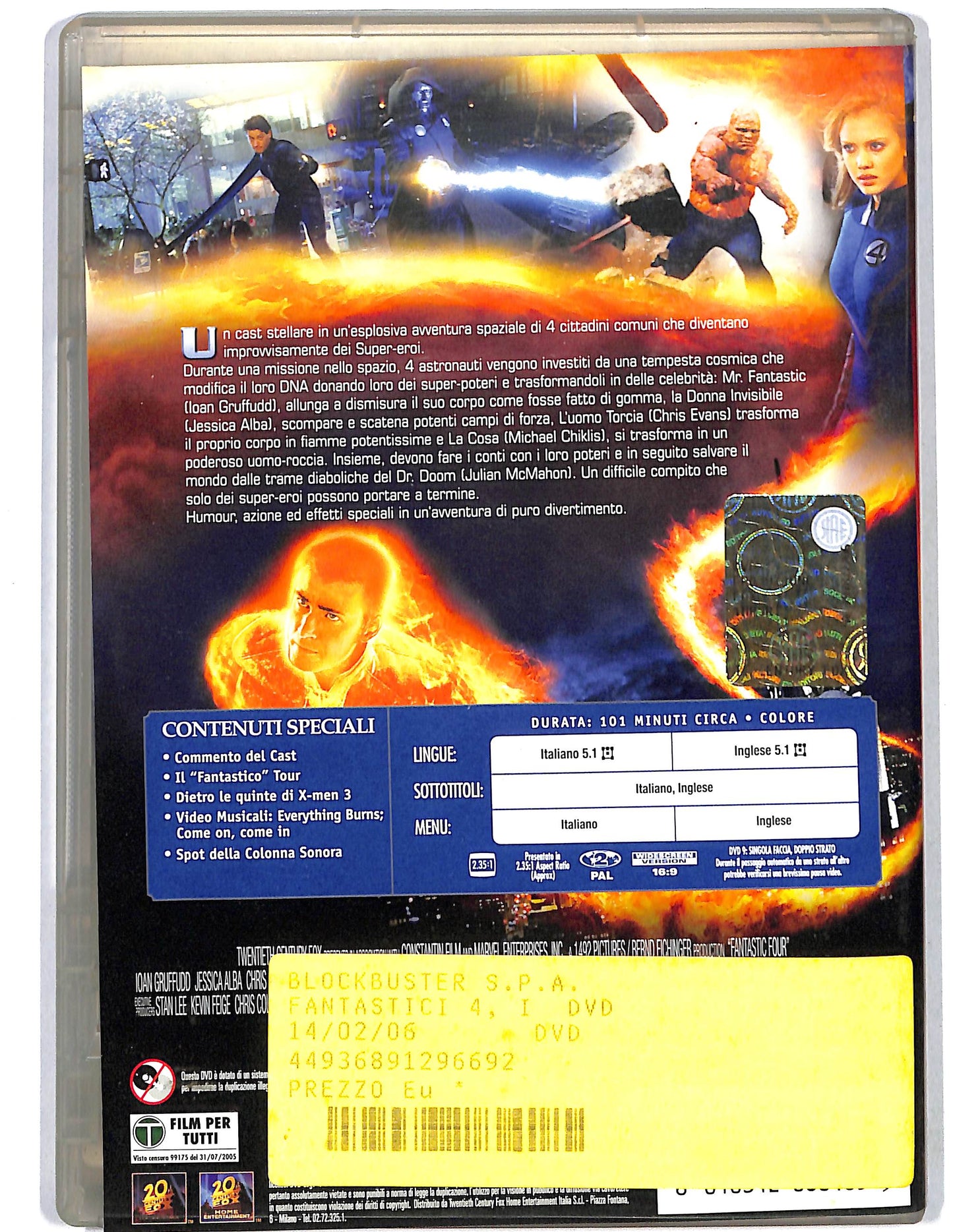 EBOND I Fantastici 4  DVD D625201