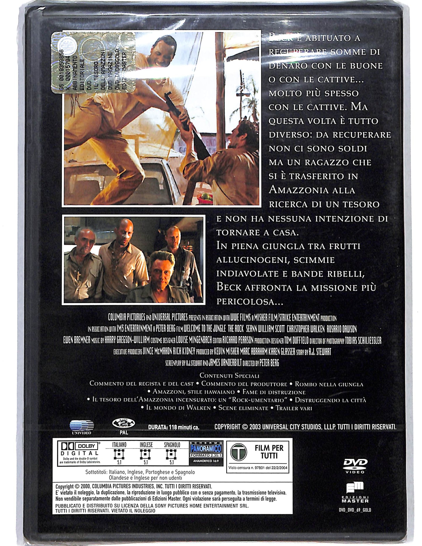 EBOND Il tesoro dell'Amazzonia EDITORIALE DVD D625210