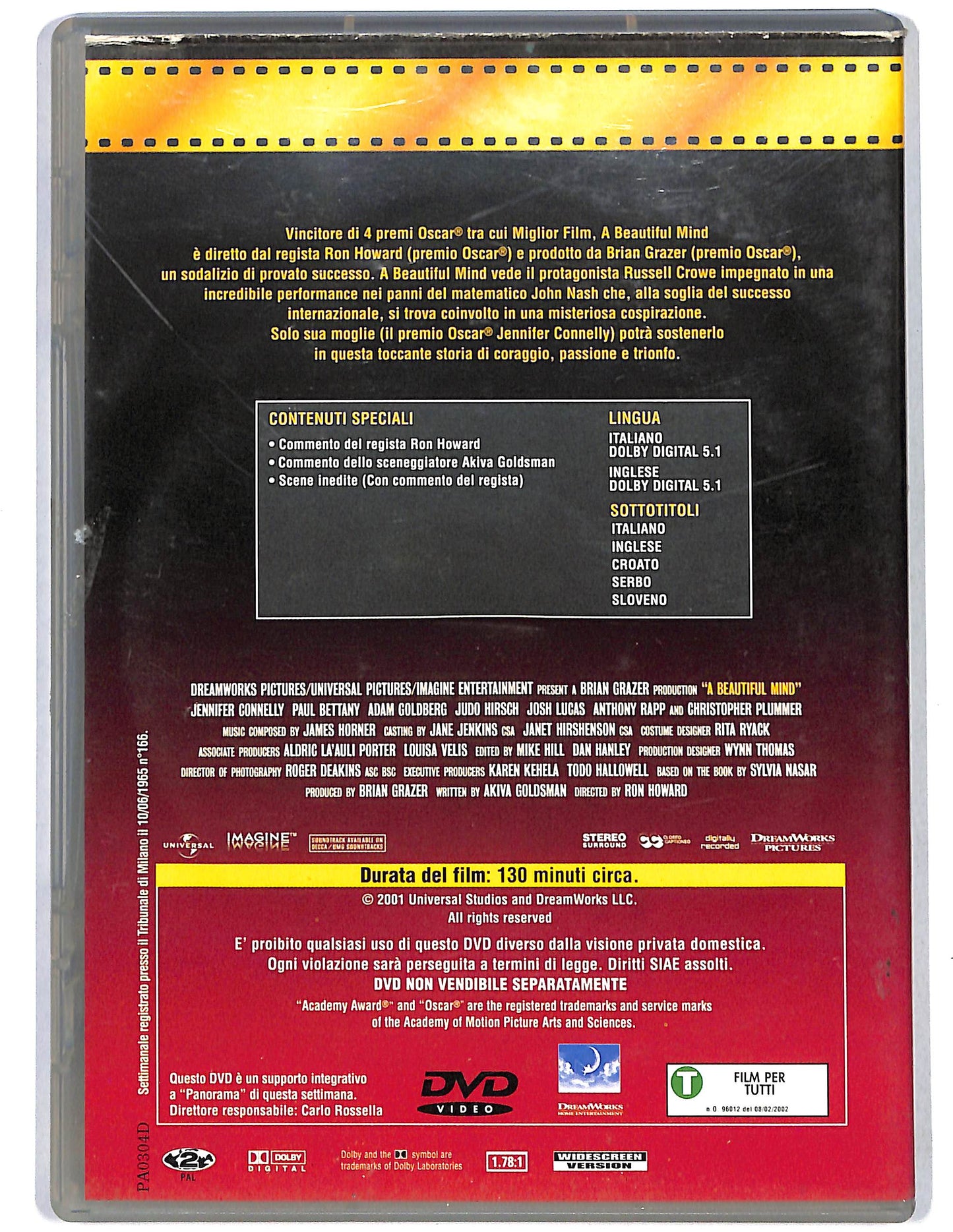 EBOND a Beautiful Mind DVD D625224