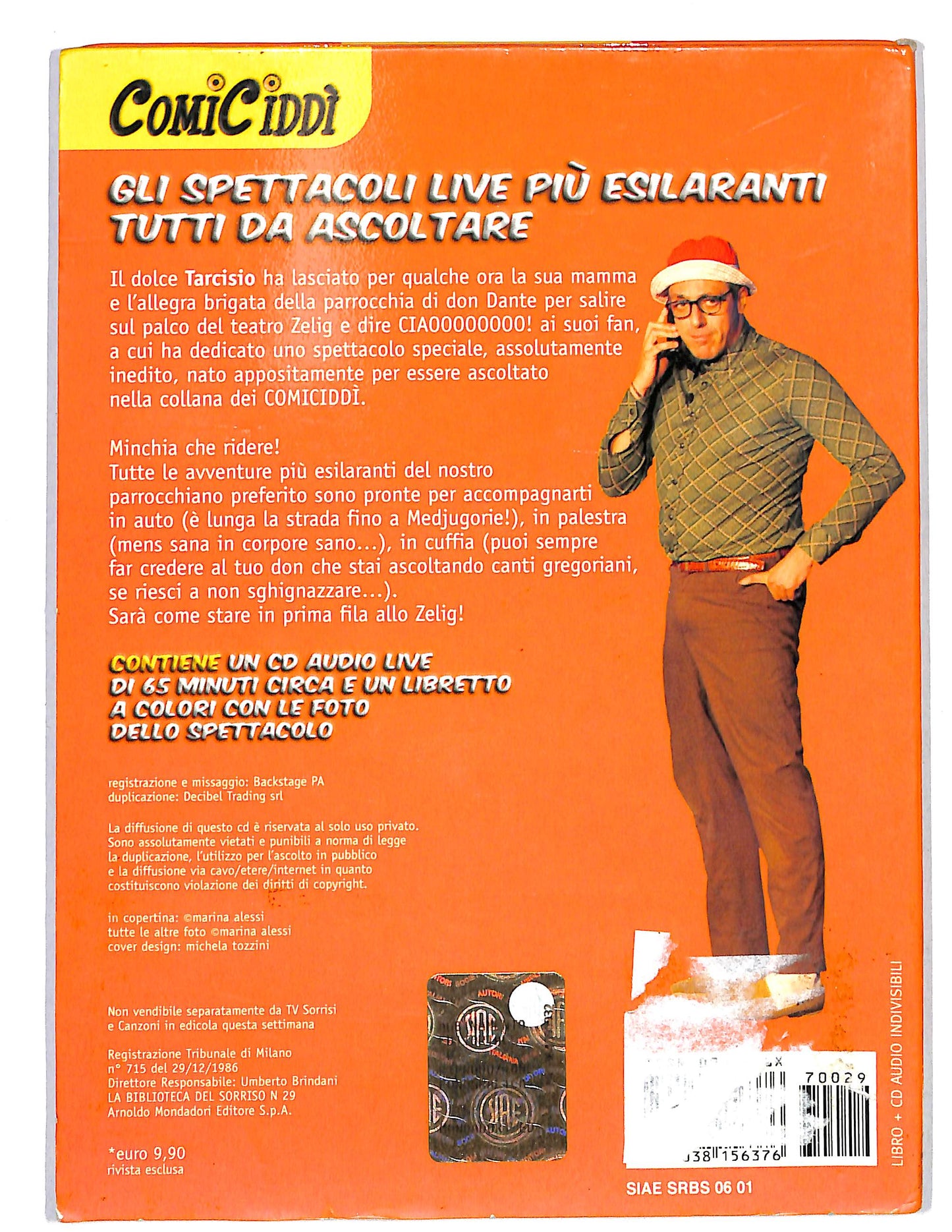 EBOND Non e mai troppo tarci - max pisu comiciddi EDITORIALE CD