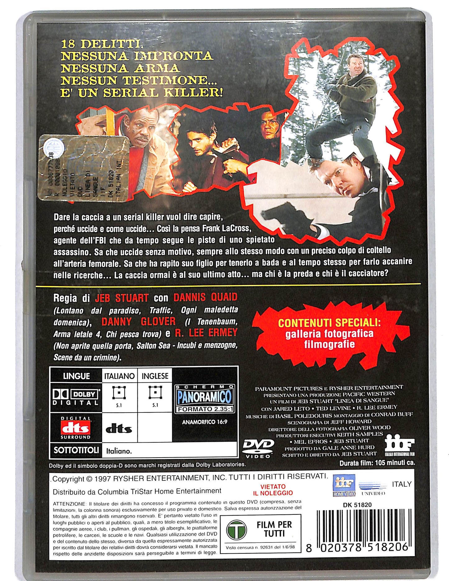 EBOND Linea di sangue EDITORIALE DVD D625257