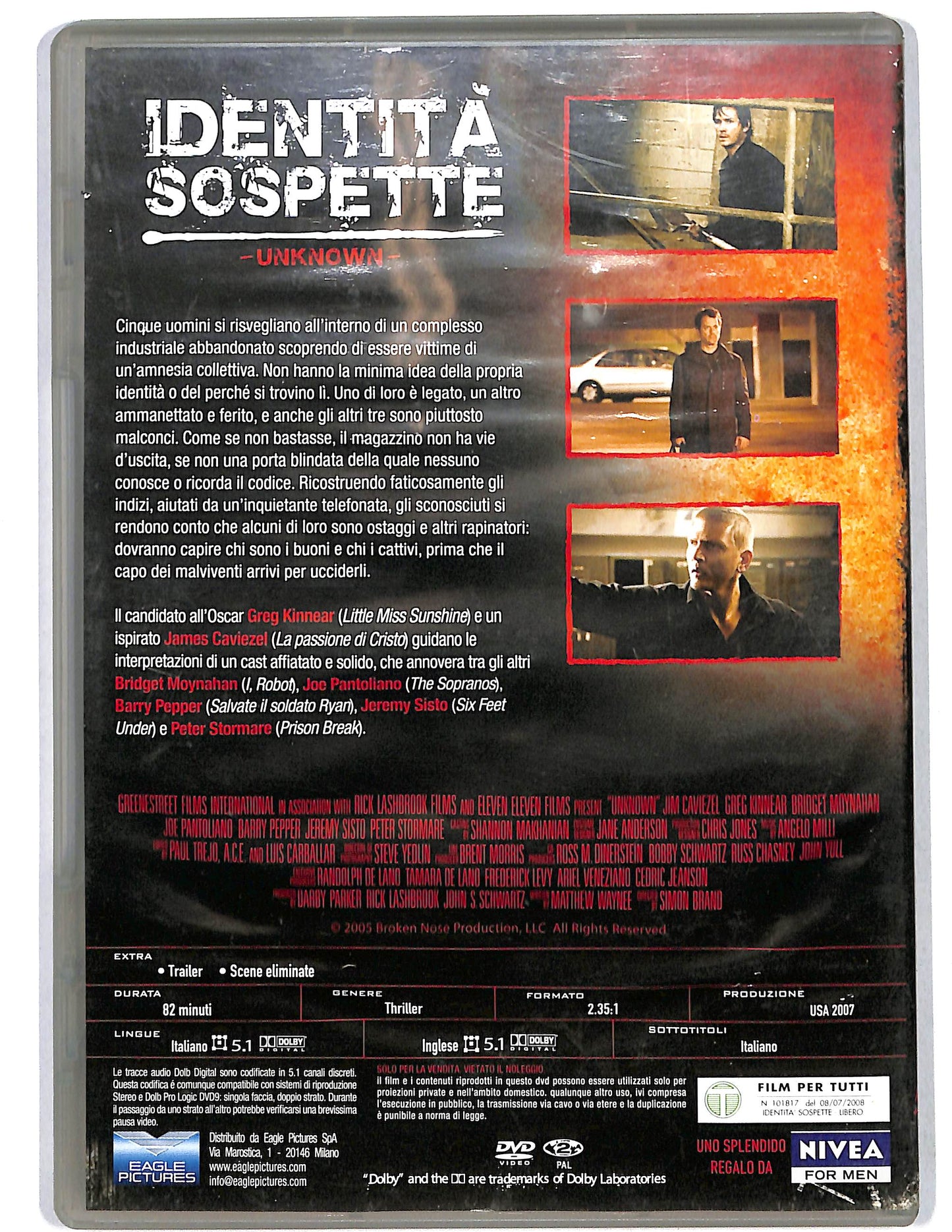 EBOND Identita sospette  EDITORIALE DVD D625336