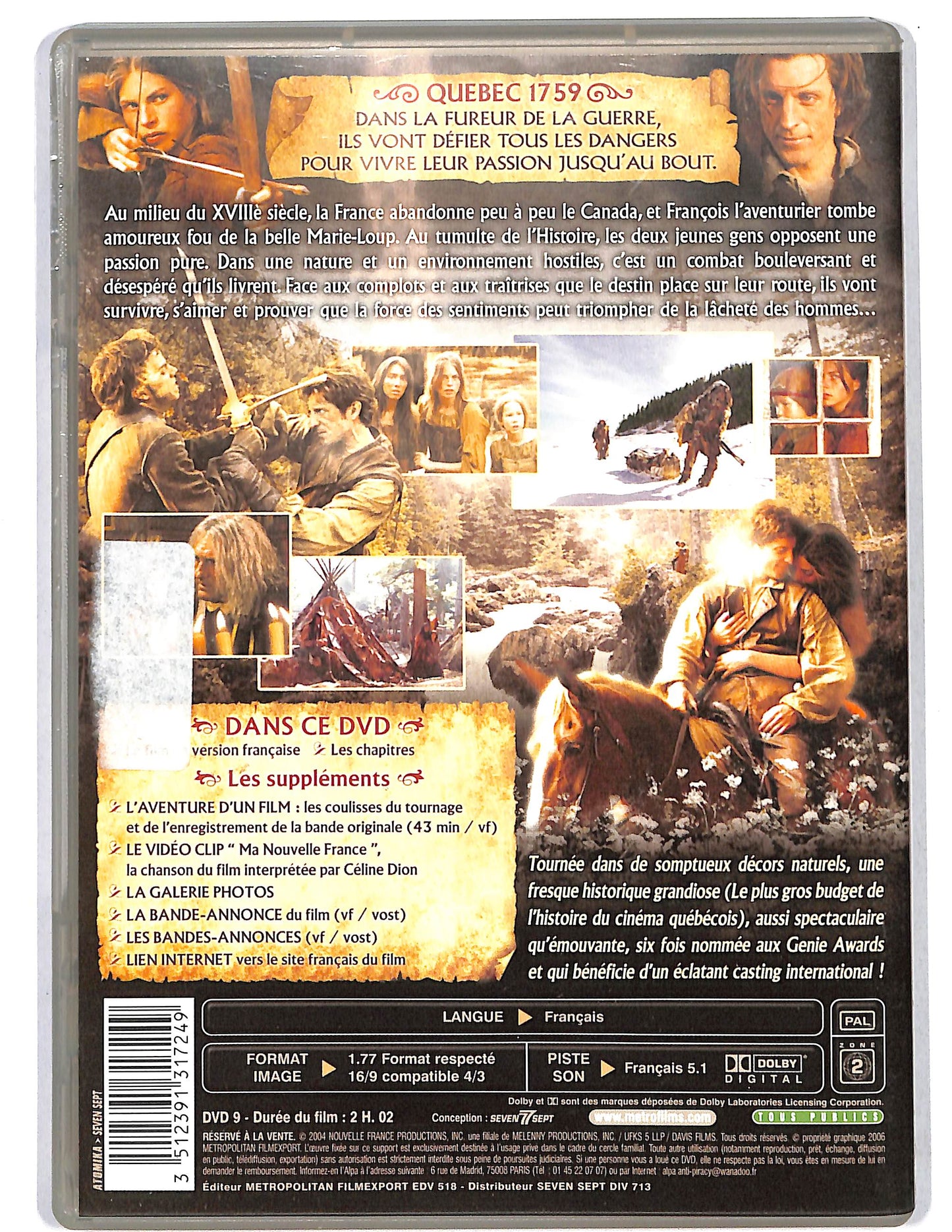 EBOND Nouvelle - France - NO ITA DVD D625358