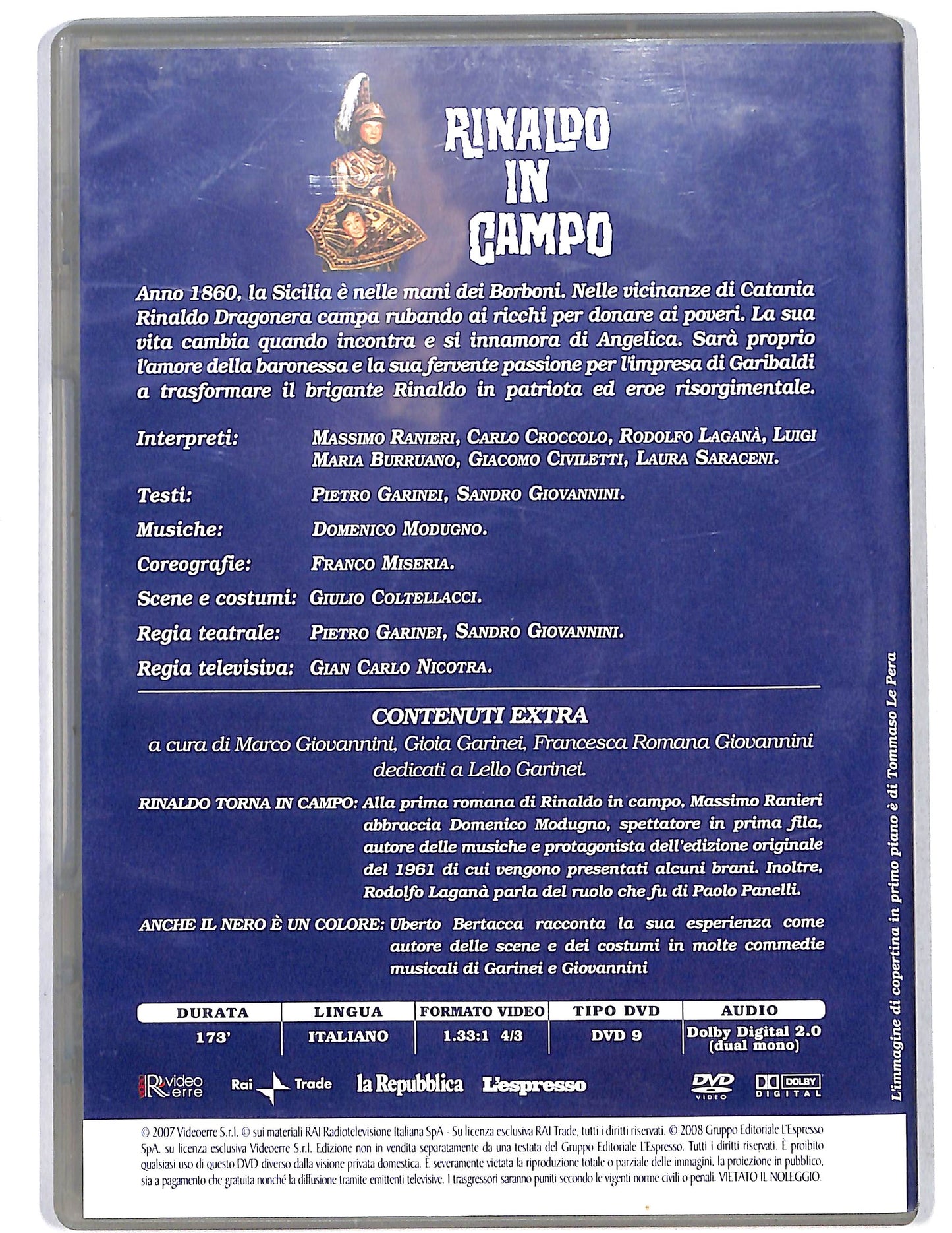 EBOND Rinaldo in campo EDITORIALE DVD D625614
