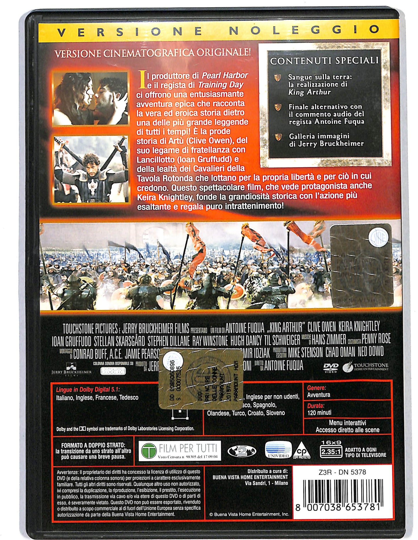 EBOND King Arthur NOLEGGIO DVD D625712