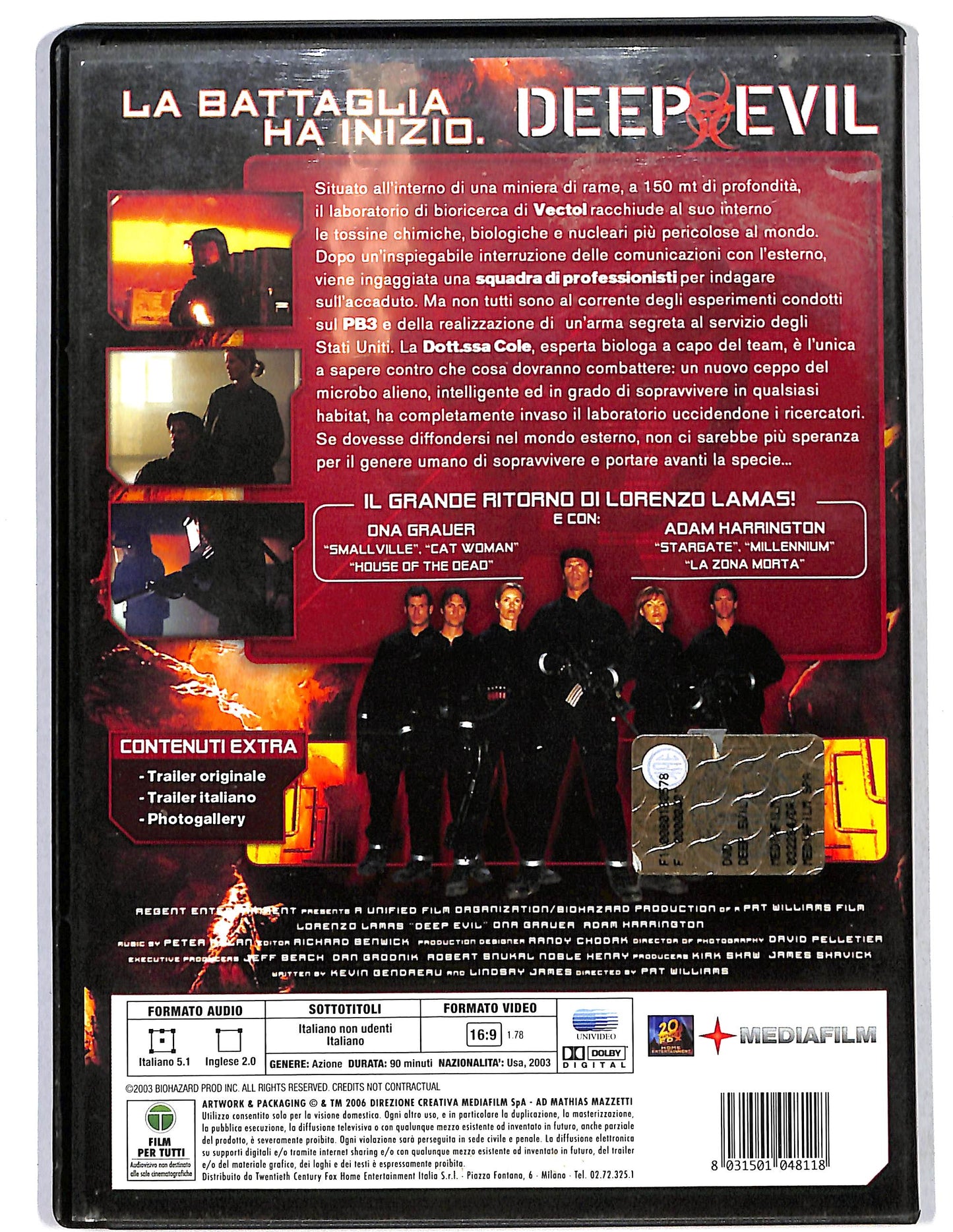 EBOND Deep Evil Noleggio DVD D625719