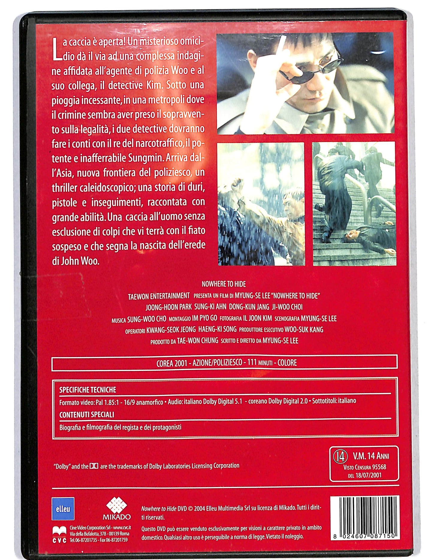 EBOND Nowhere to Hide DVD D625729