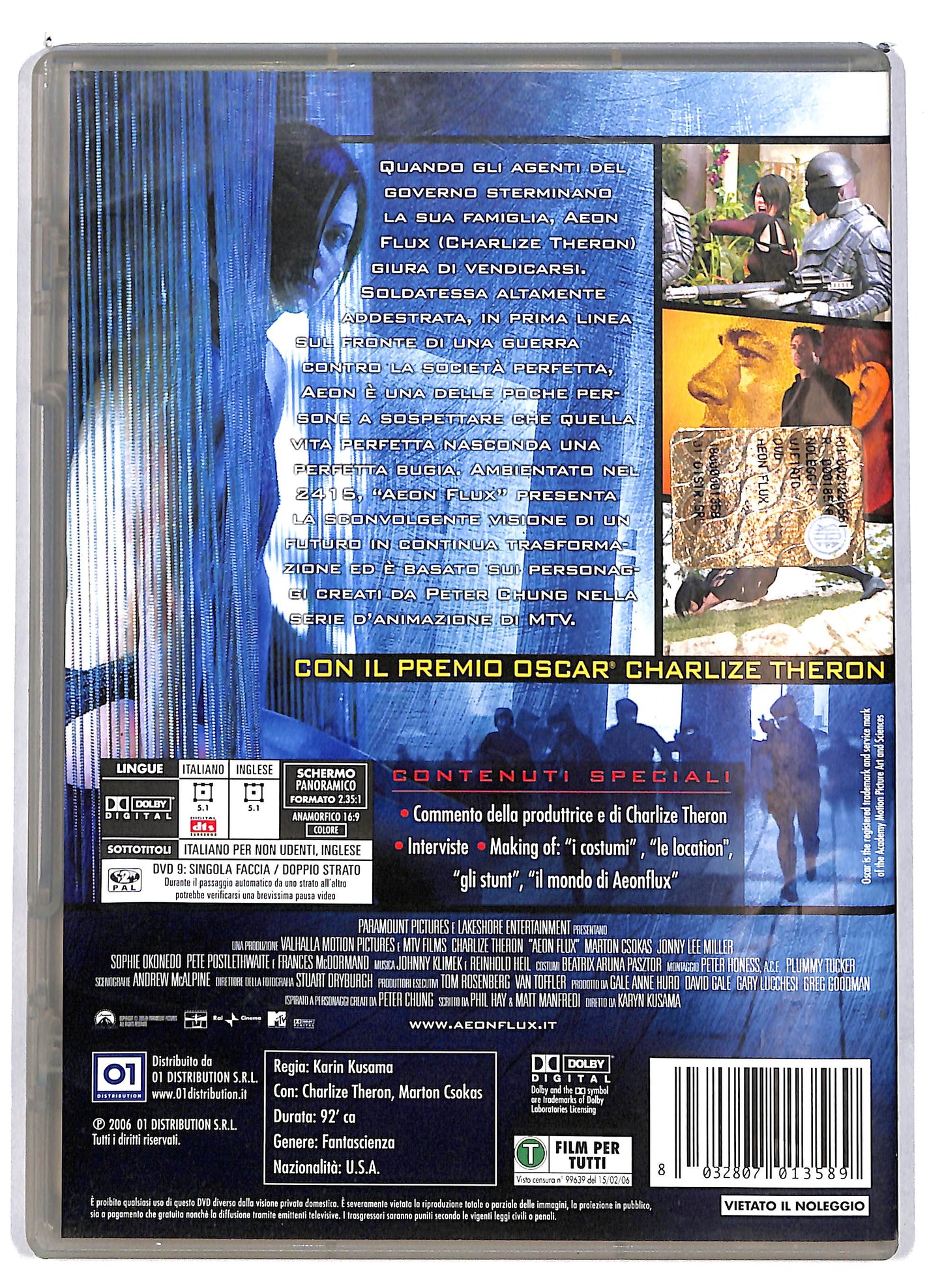 EBOND Æon Flux - Il futuro ha inizio DVD D625923