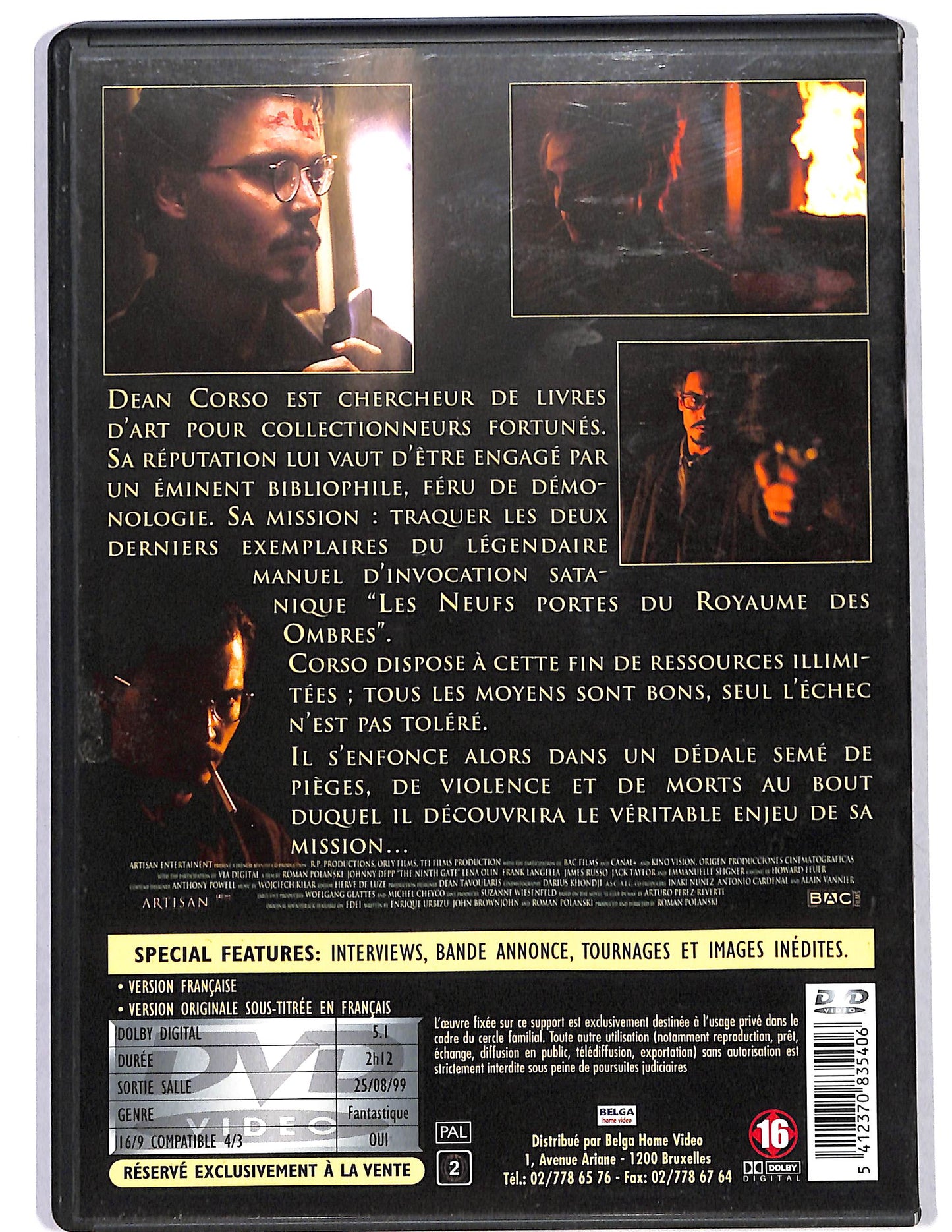 EBOND La Neuvieme porte - no ita DVD D626044