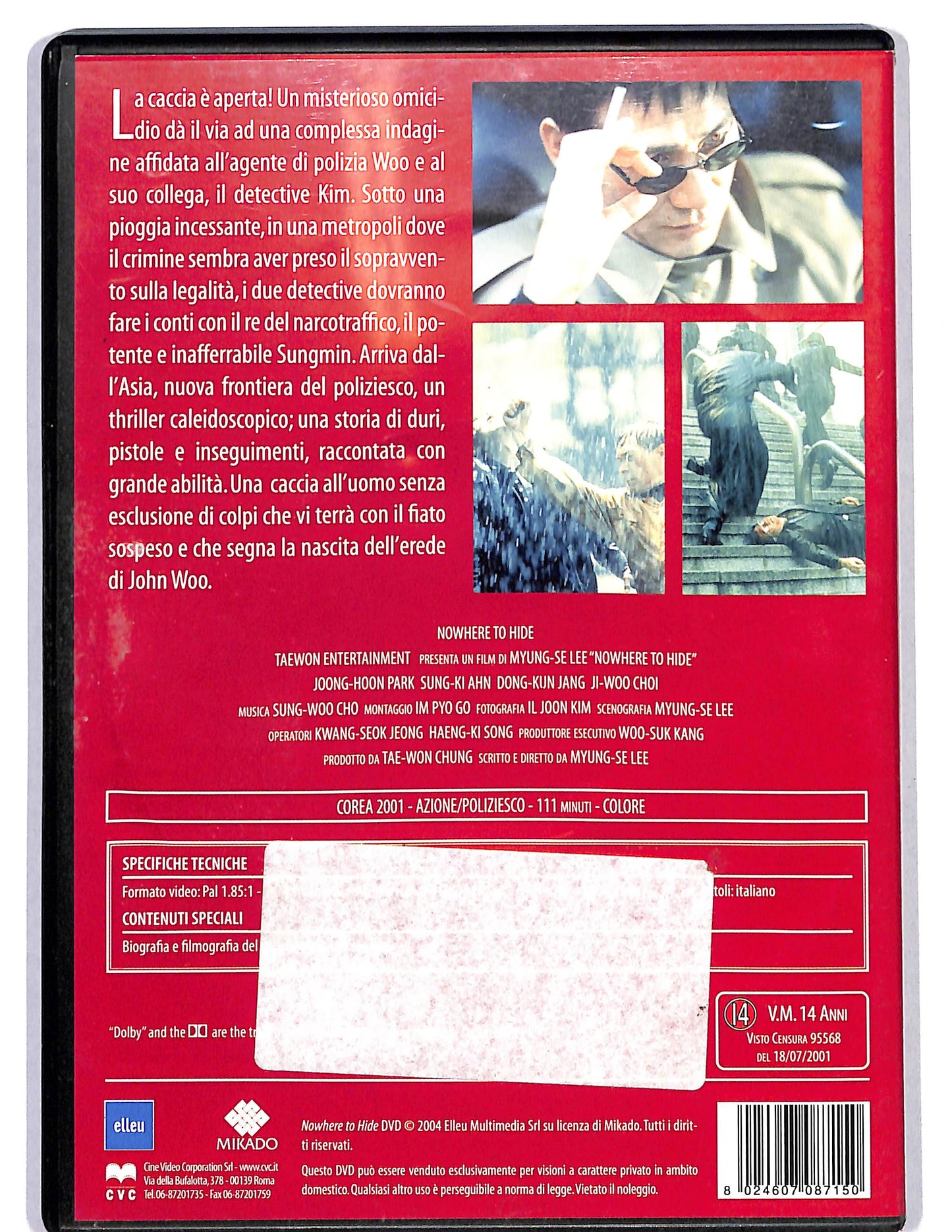 EBOND Nowhere to Hide DVD D626123