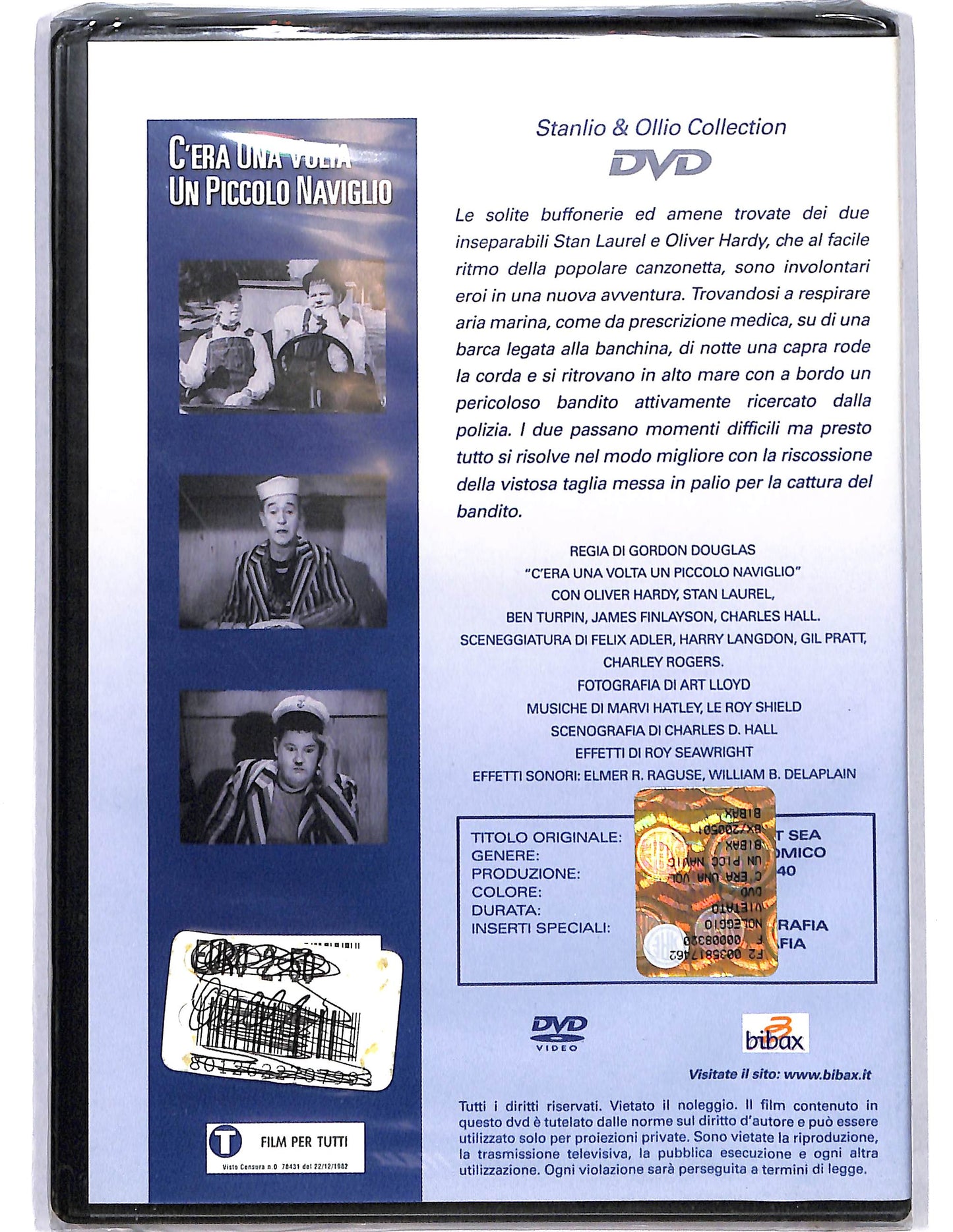 EBOND Stanlio&Ollio-c'era una volta un piccolo naviglio DVD D626347