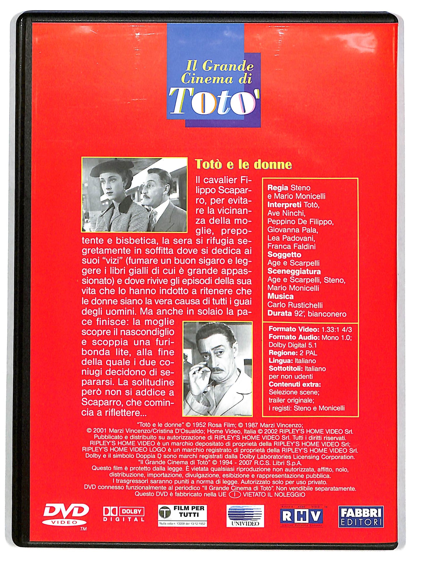EBOND Toto e le donne  EDITORIALE  DVD D626427