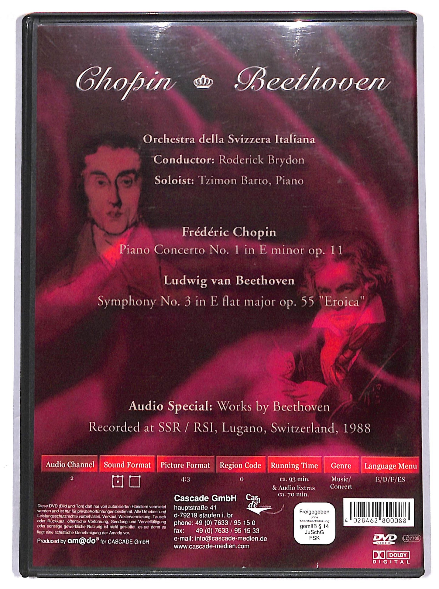 EBOND Chopin - beethoven DVD D626540