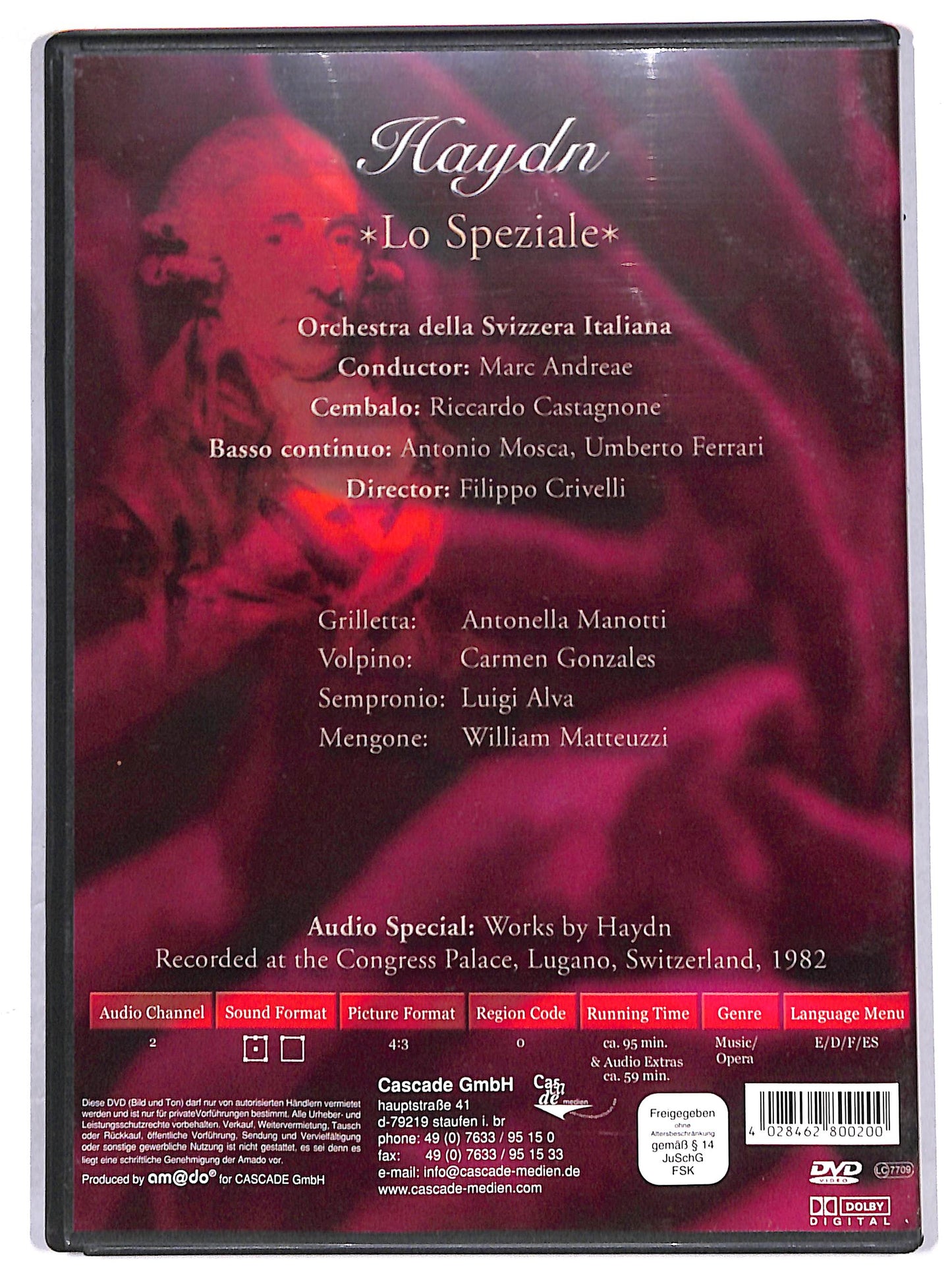 EBOND haydn - lo speziale DVD D626541