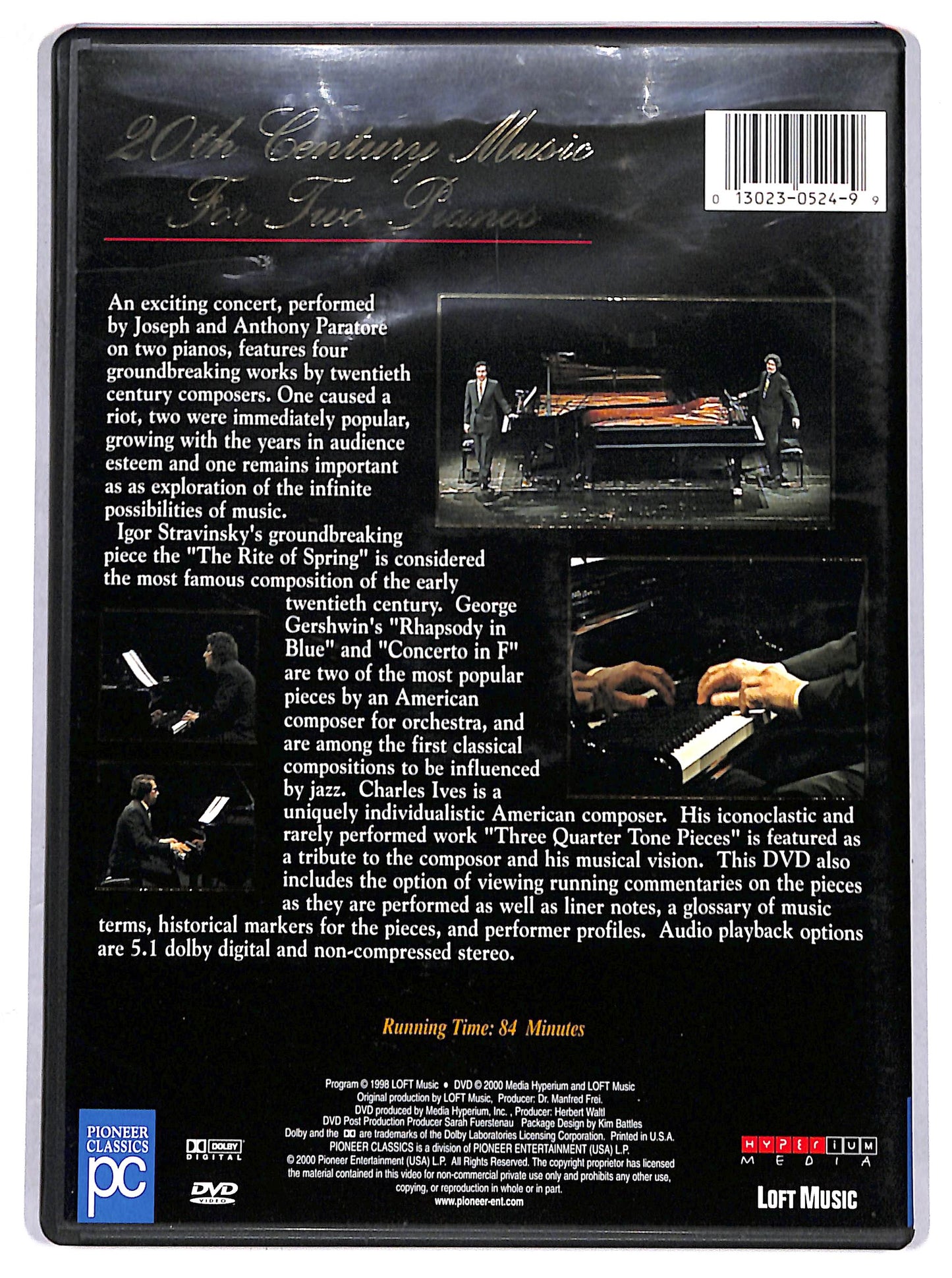 EBOND 20th century music for two pianos DVD D626542