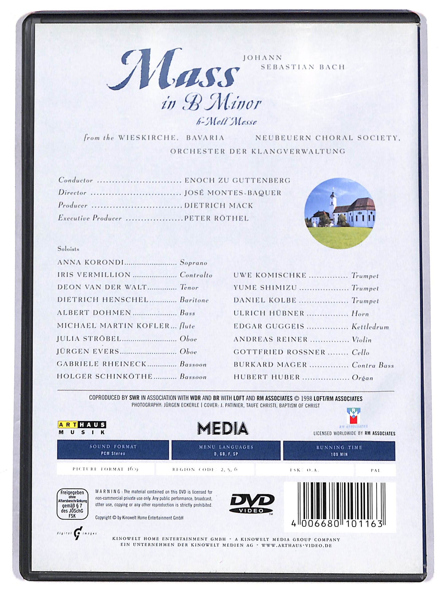 EBOND Johann Sebastian Bach. Mass In B Minor  DVD D626546