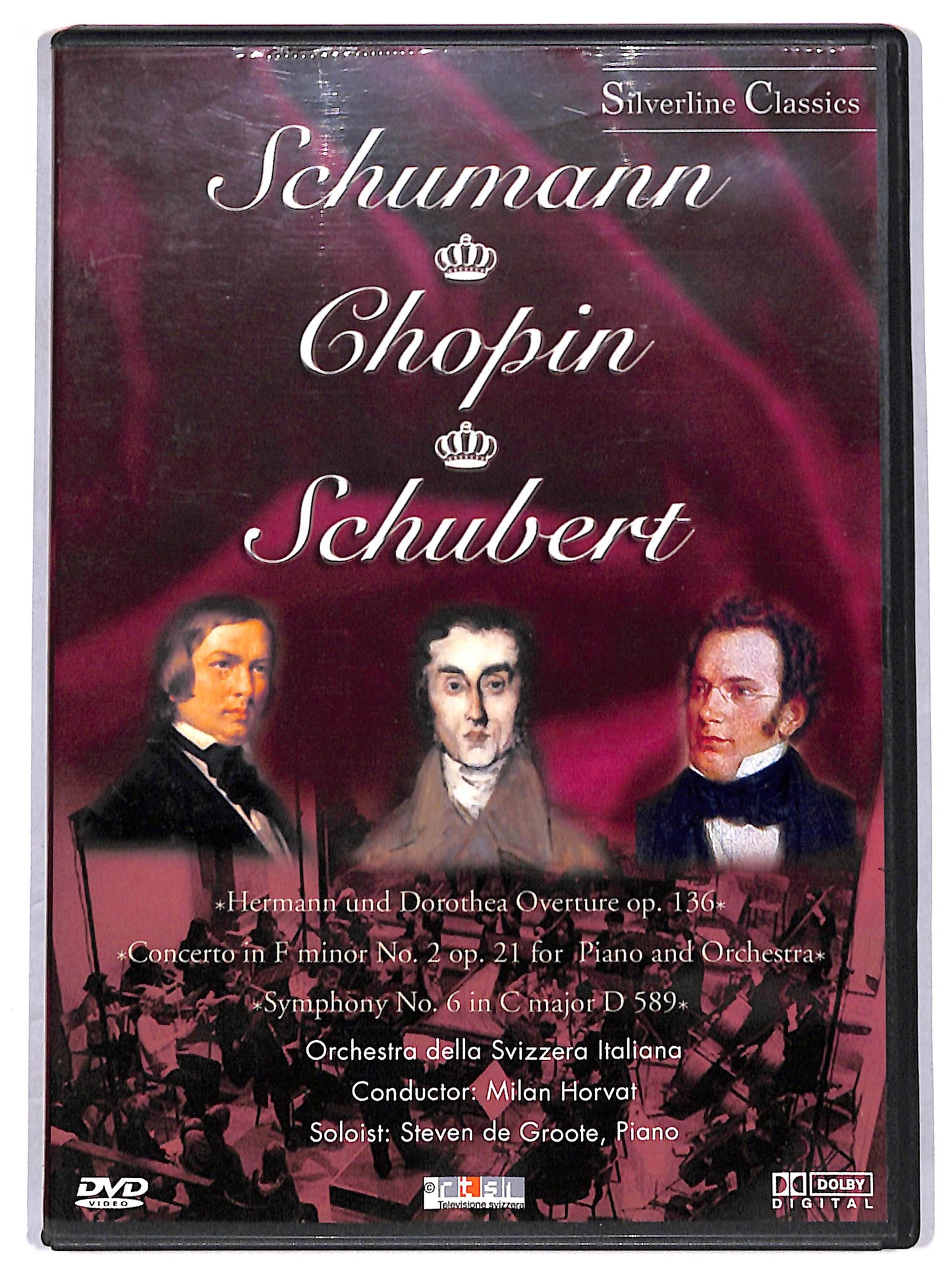 EBOND Horvat - Schumann Chopin Schubert  DVD D626548