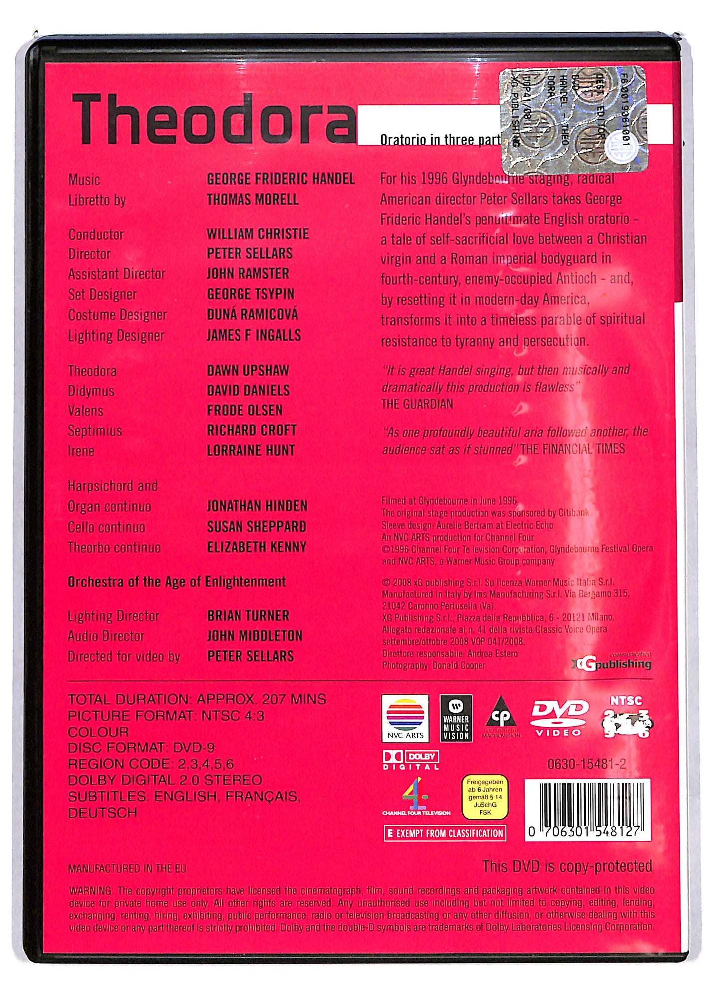EBOND Theodora  Handel  DVD D626611