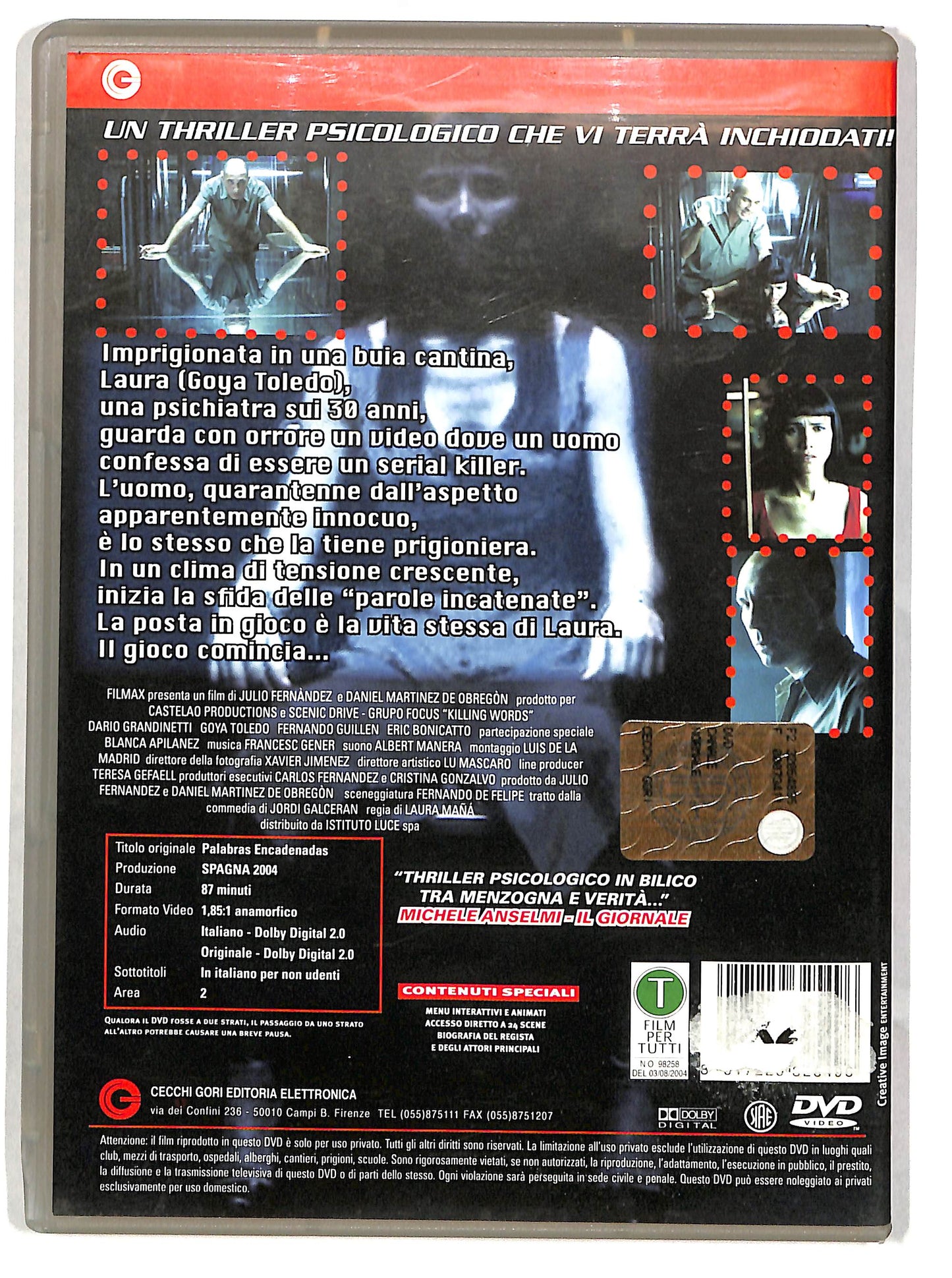 EBOND killing words parole assassine Noleggio DVD D626812
