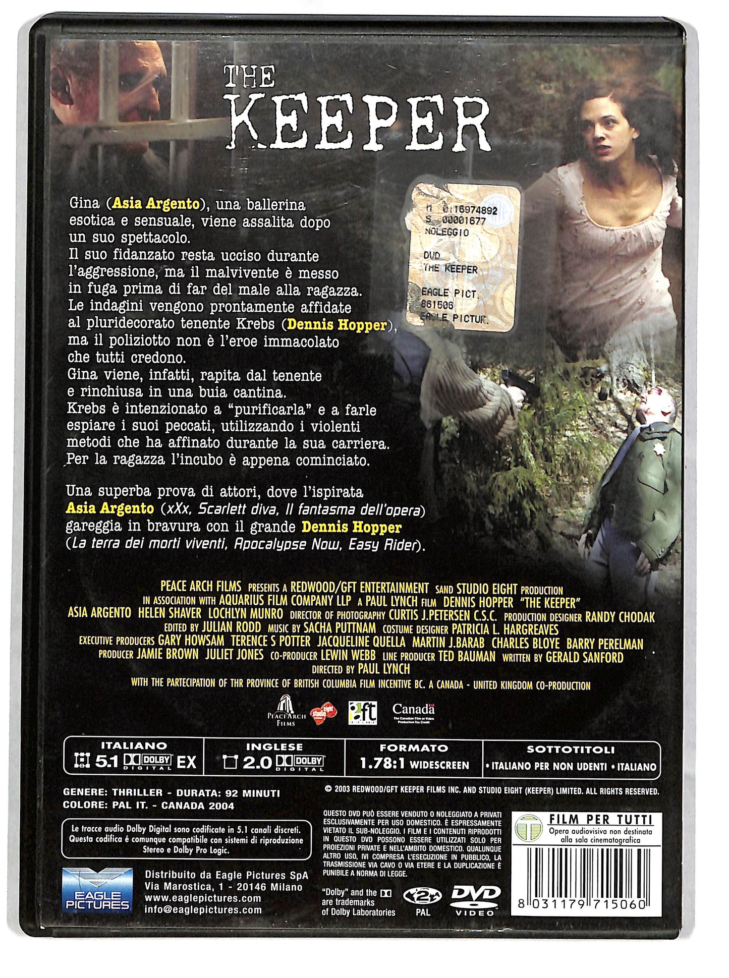 EBOND The Keeper Noleggio DVD D626819