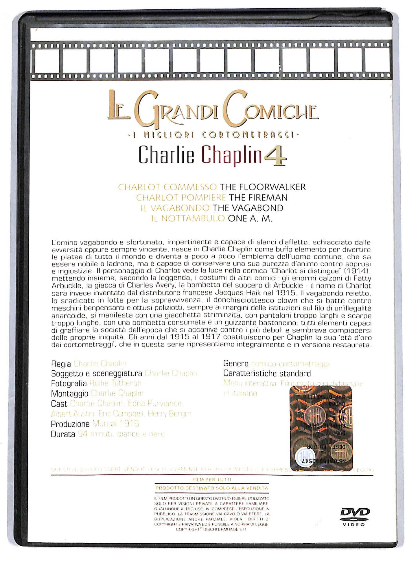 EBOND Charlie chaplin Vol 4 -  EDITORIALE  DVD D626922