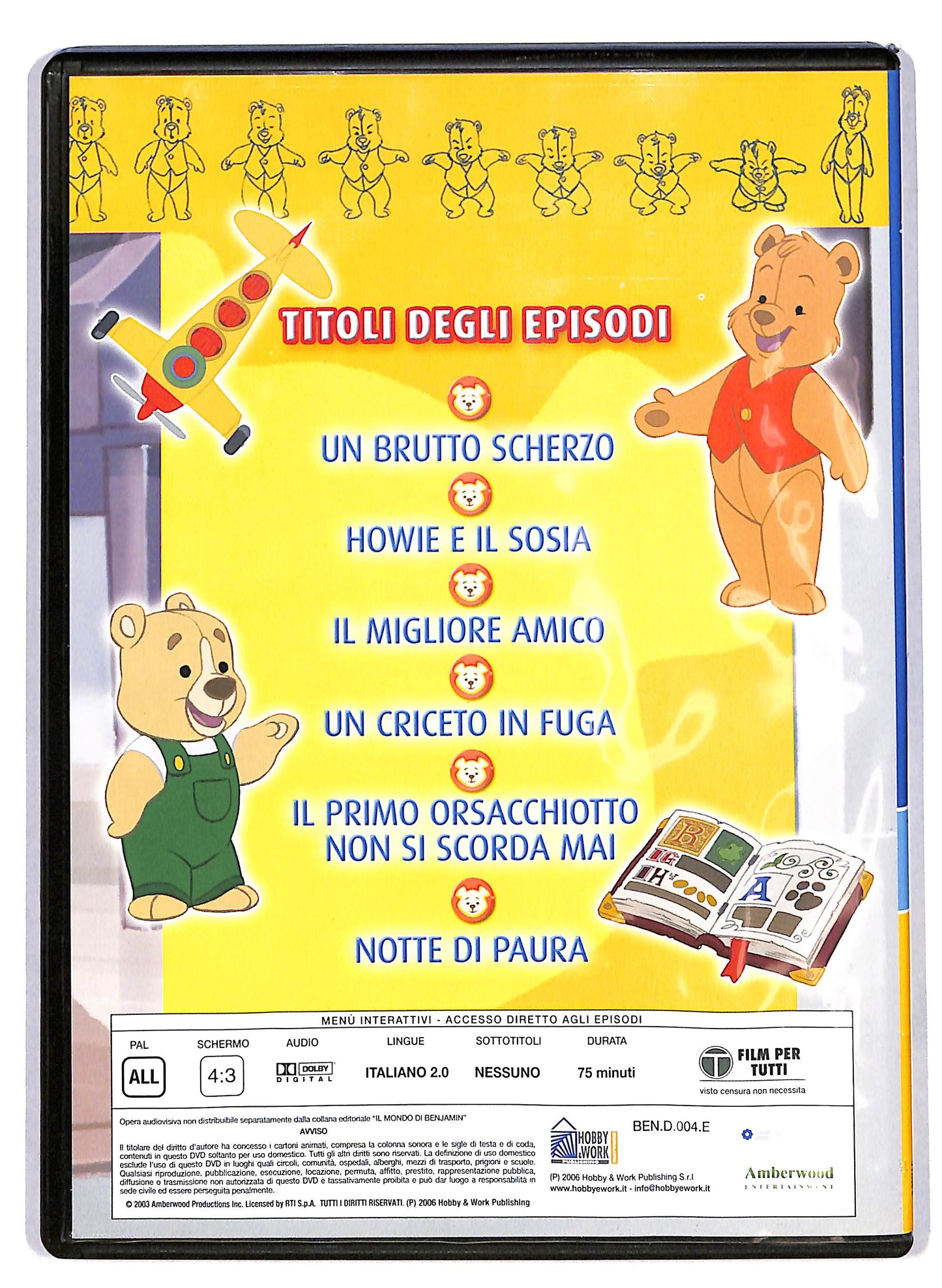 EBOND Il mondo di Benjamin  EDITORIALE  DVD D627139