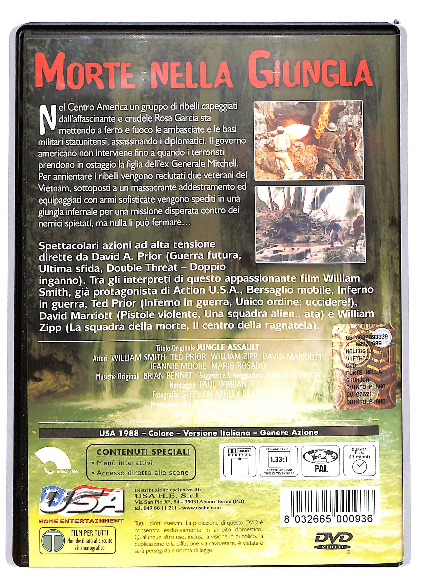 EBOND Morte nella giungla DVD D627146