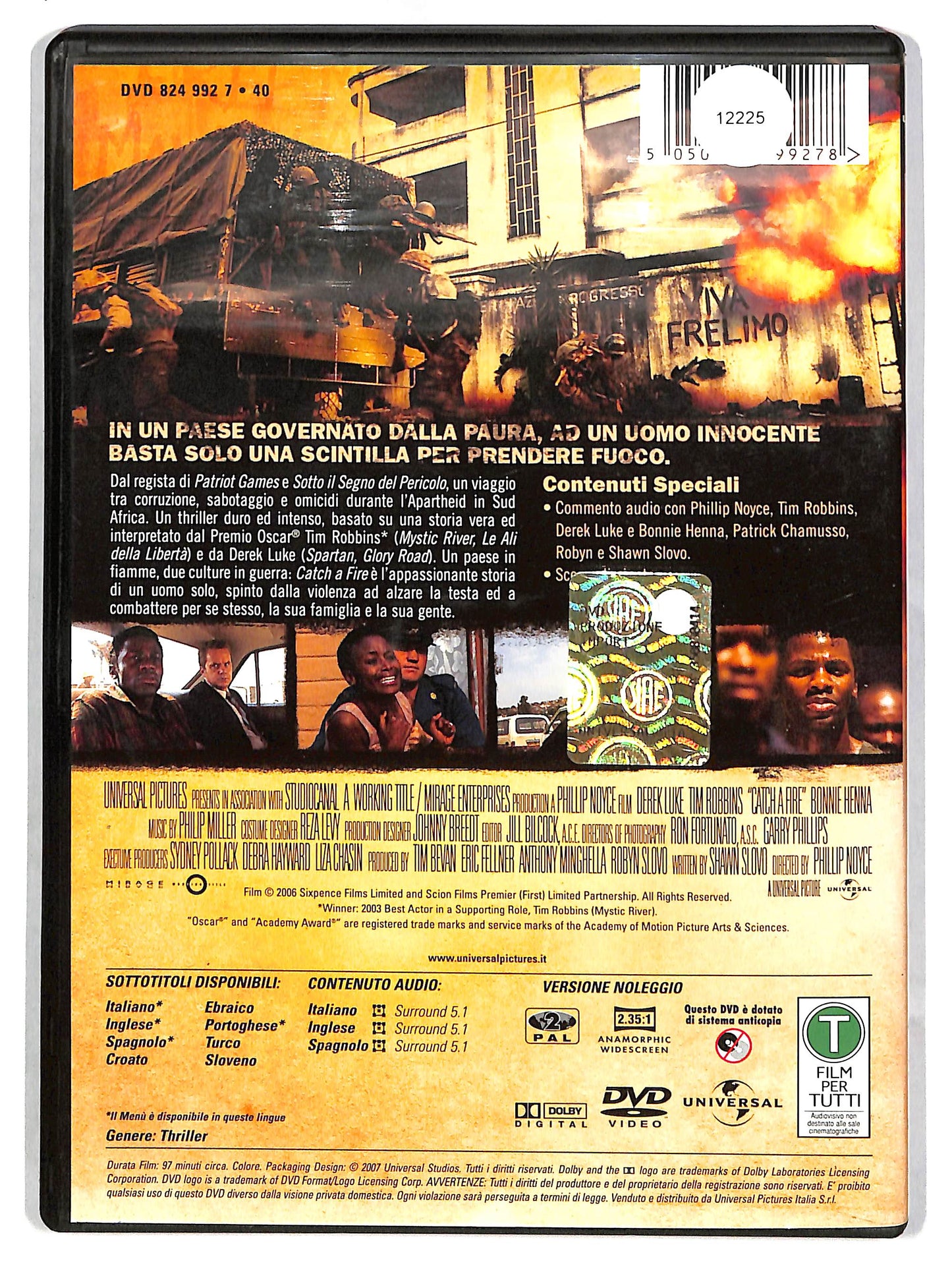 EBOND Catch a Fire Noleggio DVD D627304